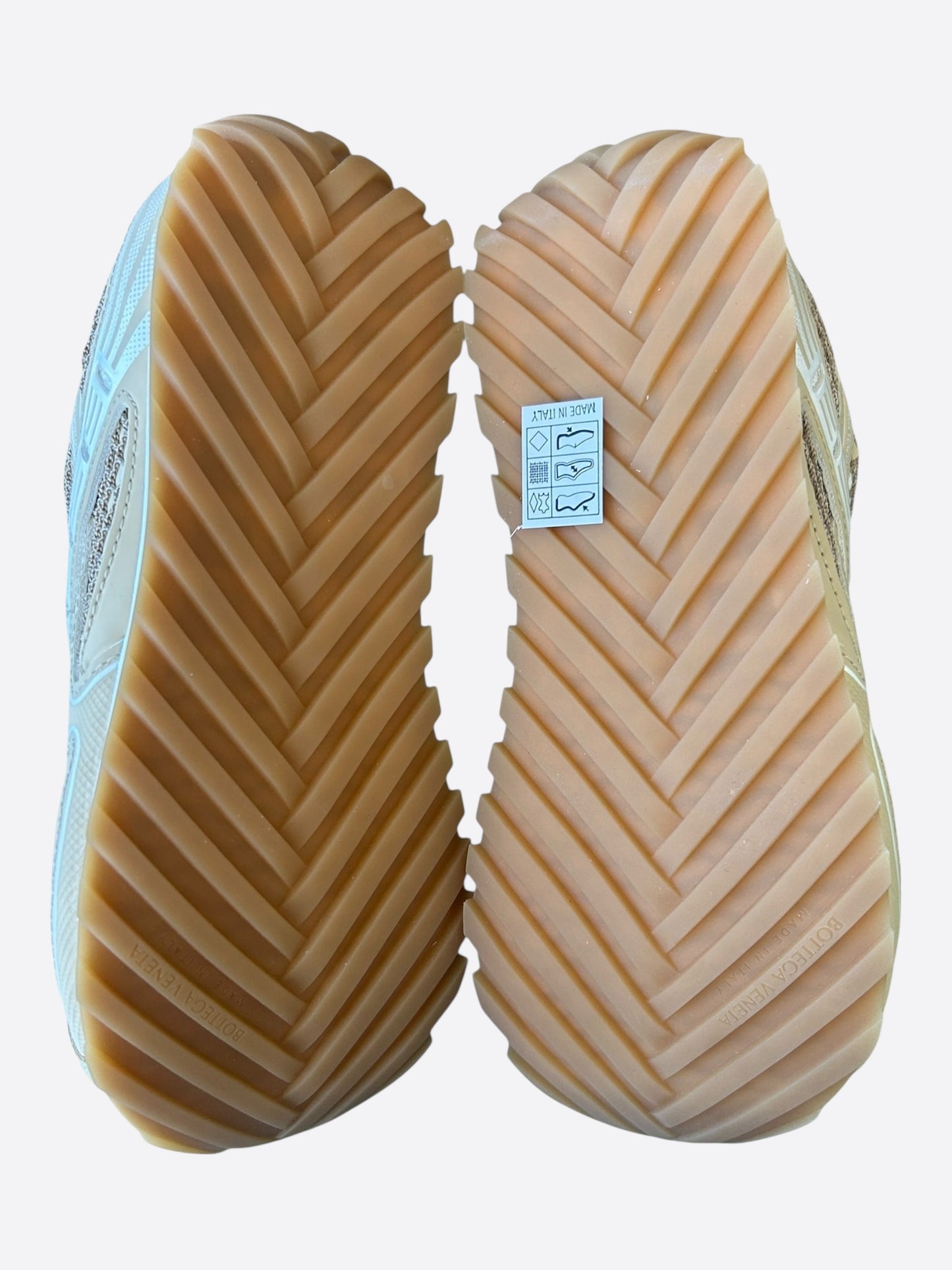 Bottega Veneta Beige Suede Orbit Women's Sneakers