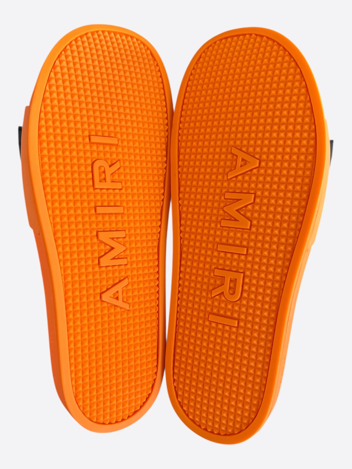Amiri Orange & Black Logo Slides