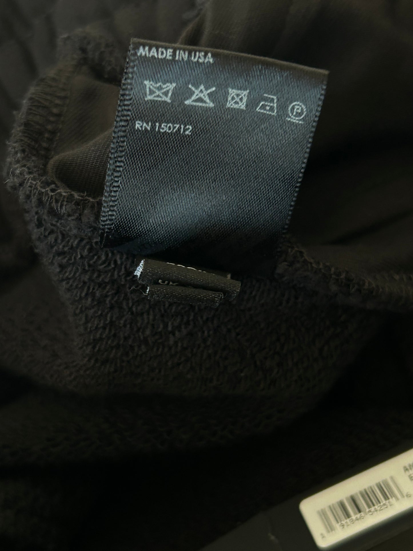 Amiri Black & Chrome Logo Staggered Shorts