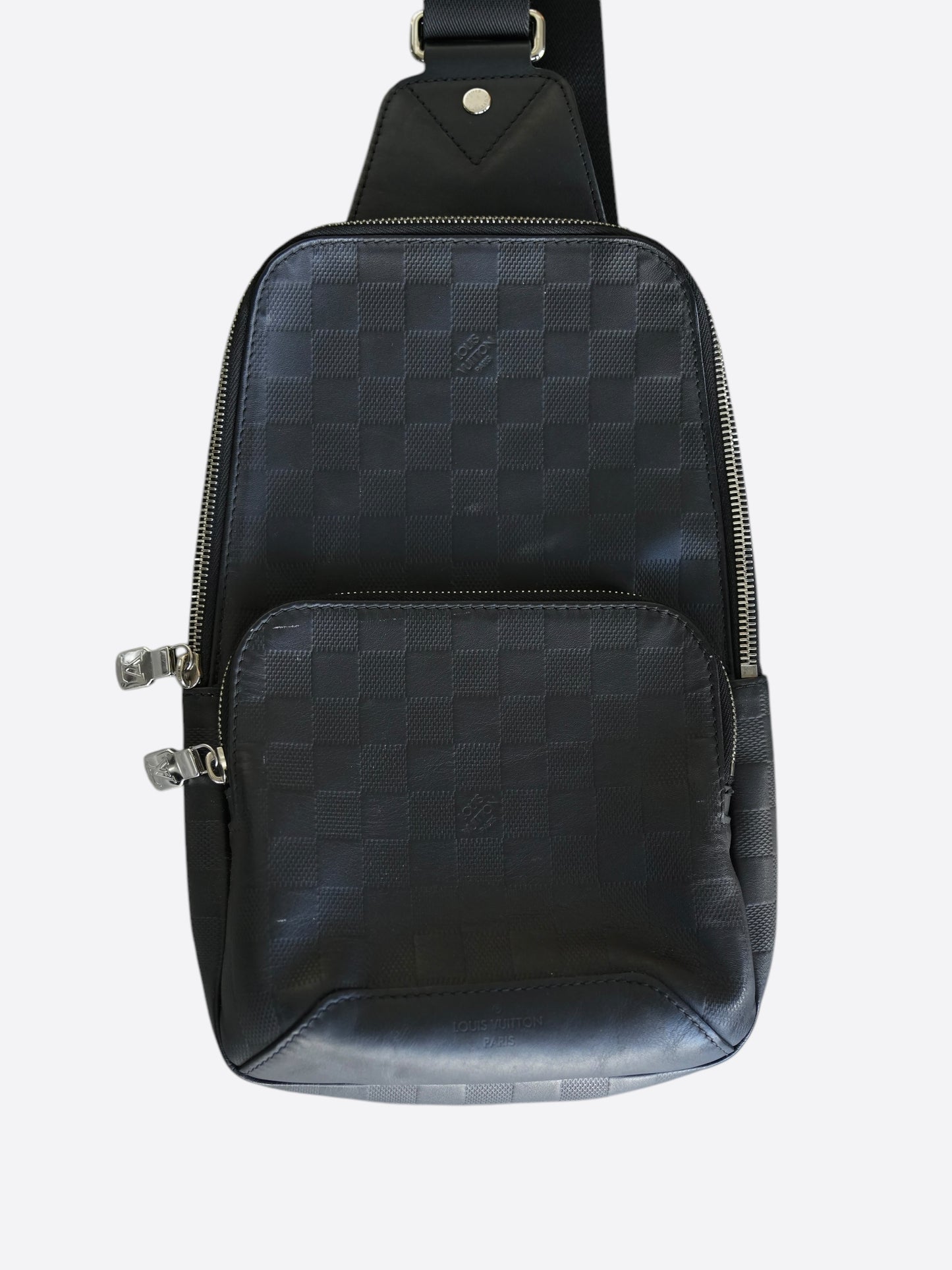 Louis Vuitton Black Infini Damier Avenue Sling