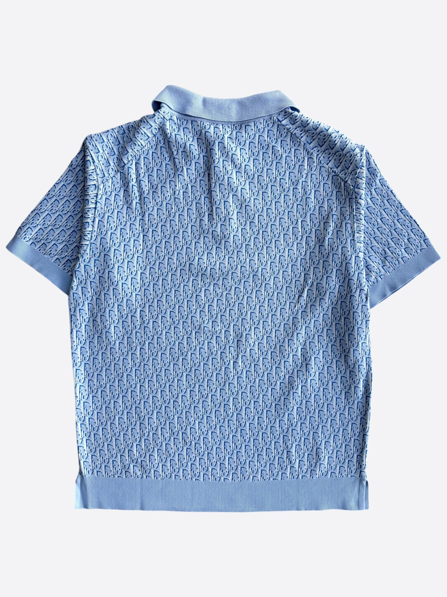 Dior Blue Oblique Polo T-Shirt