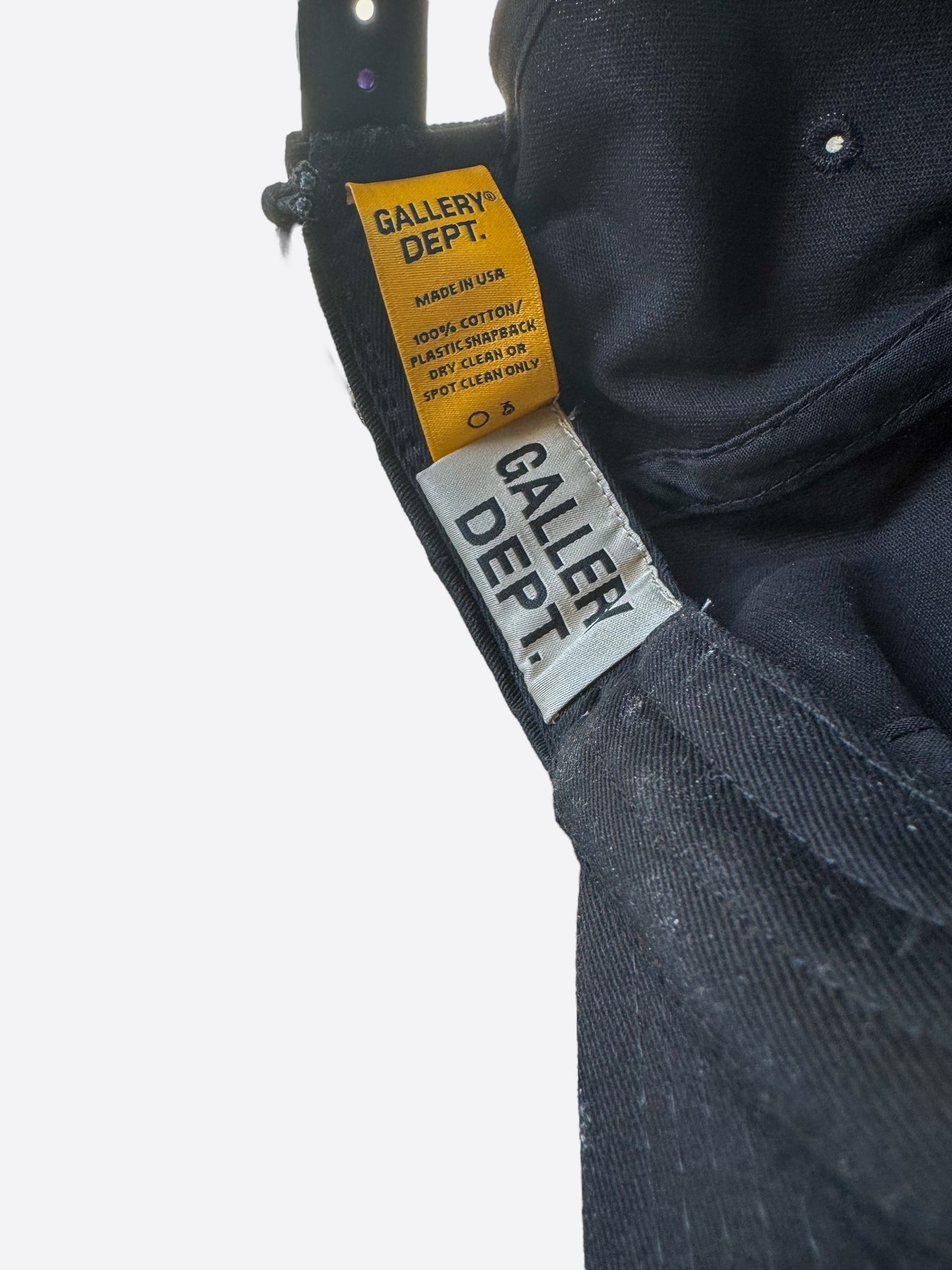 Gallery Dept Black & White Chateau Josue Embroidered Hat