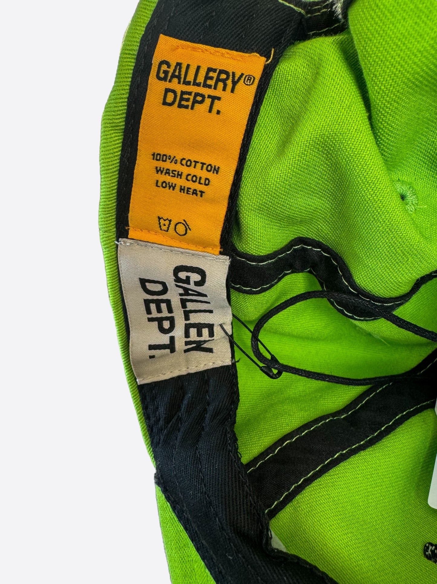 Gallery Dept Green & Black DEPT. Logo Hat