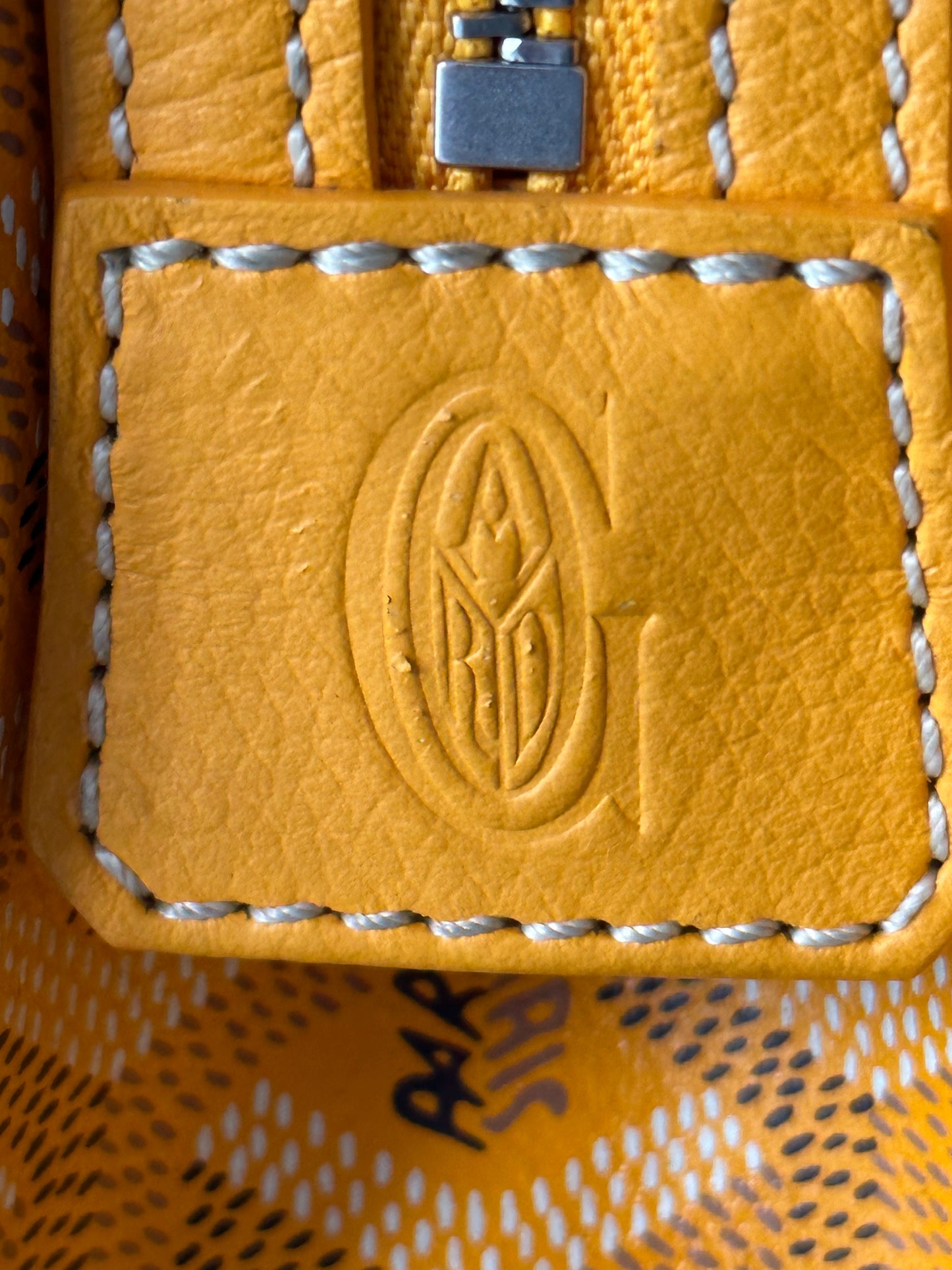 Goyard Yellow Jouvence MM Toiletry Bag