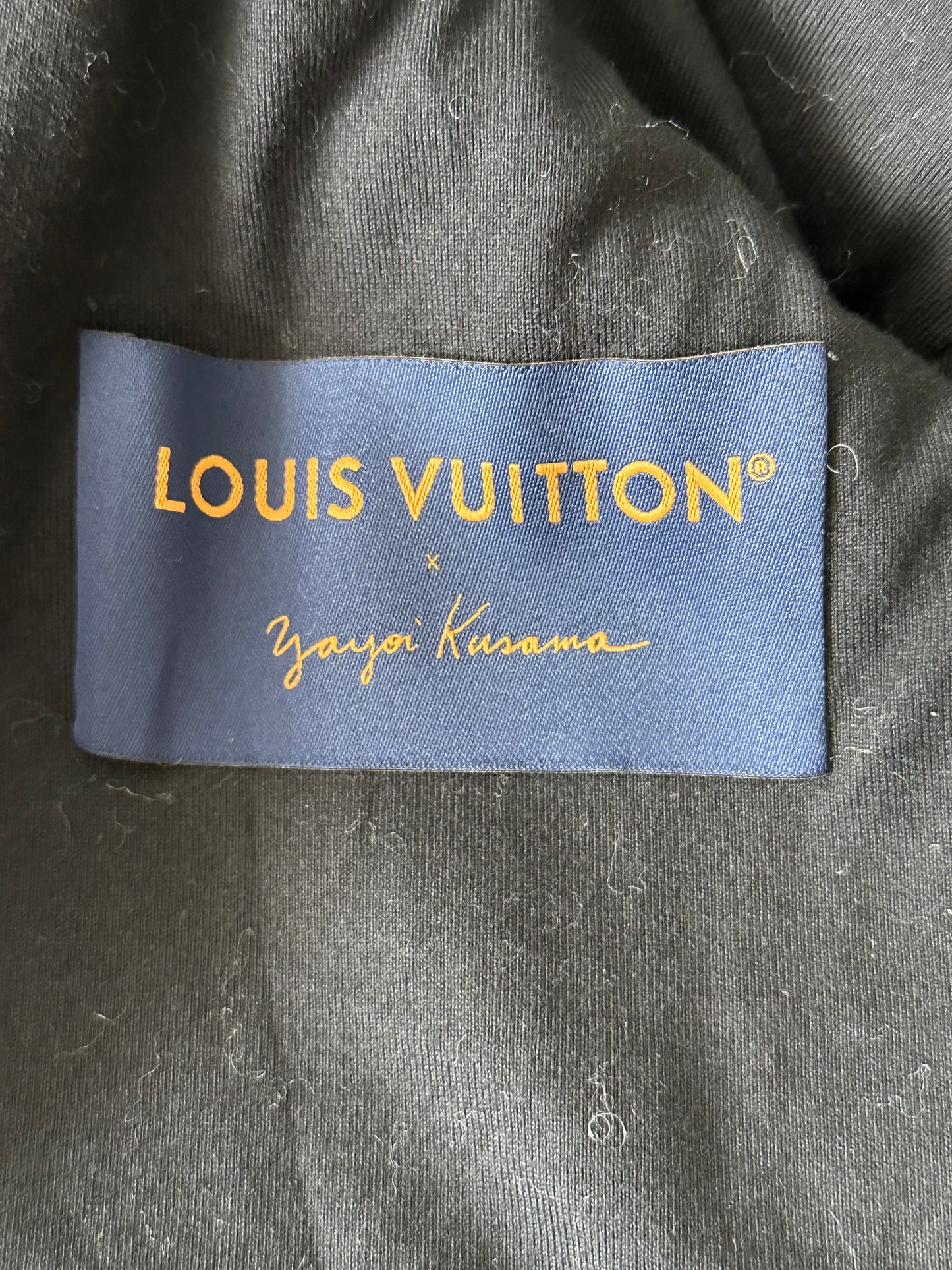 Louis Vuitton Yayoi Kusama Black & White Polka Dot Fleece Jacket
