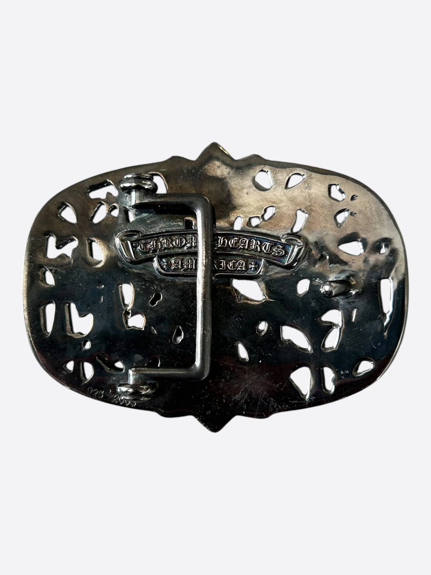 Chrome Hearts Black Rhodium Cemetery Buckle