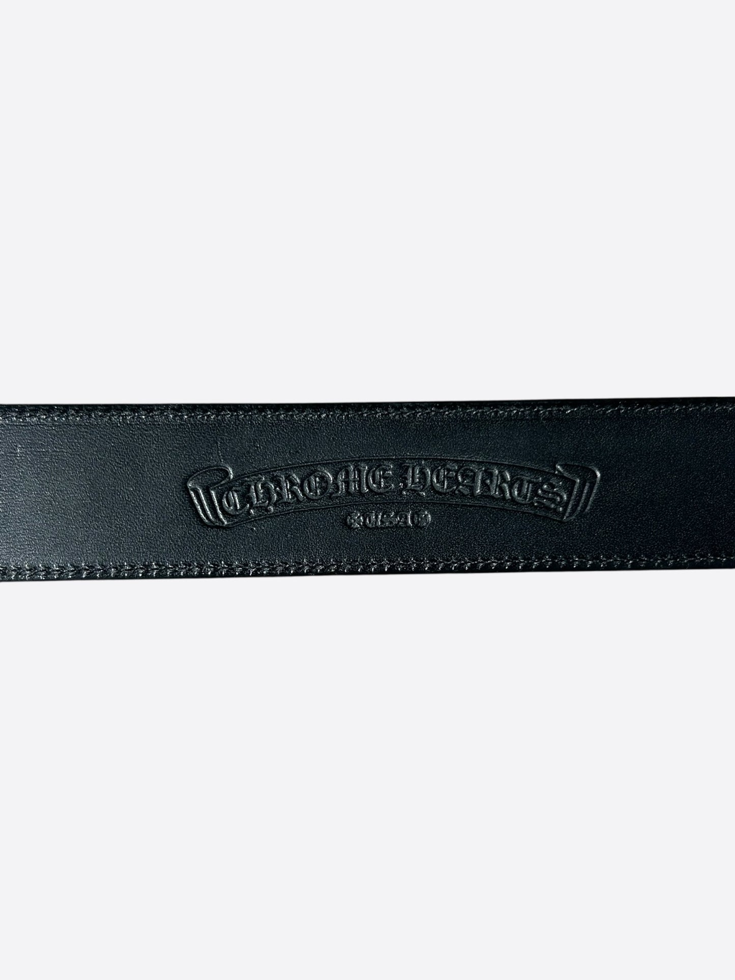 Chrome Hearts Black & Rhoduim Cemetery Belt