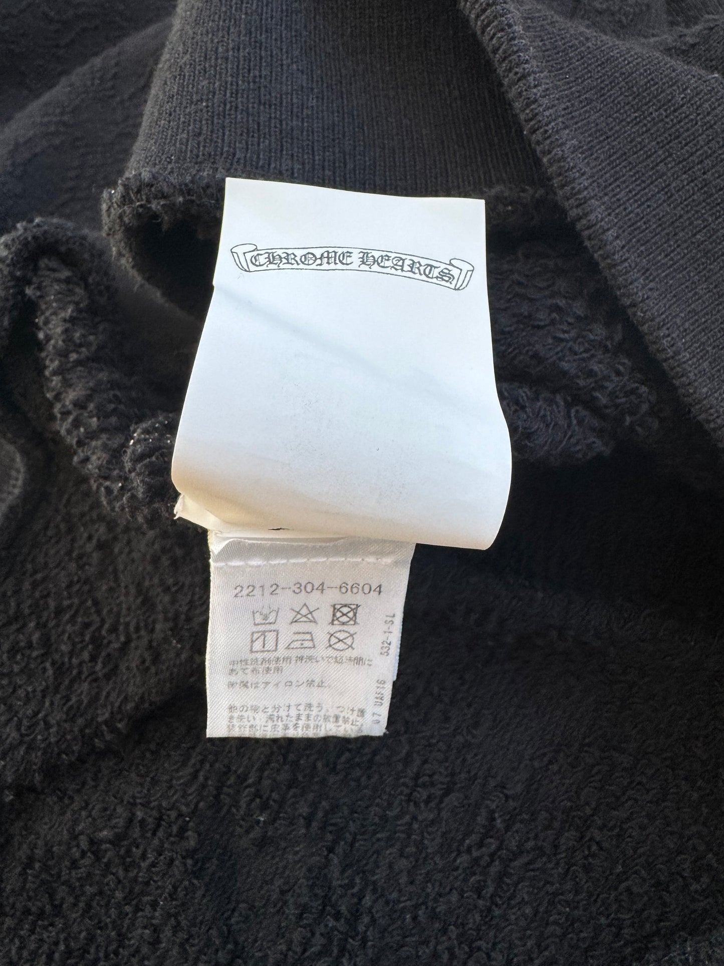Chrome Hearts Black Cross Jacquard Embroidered Sweater