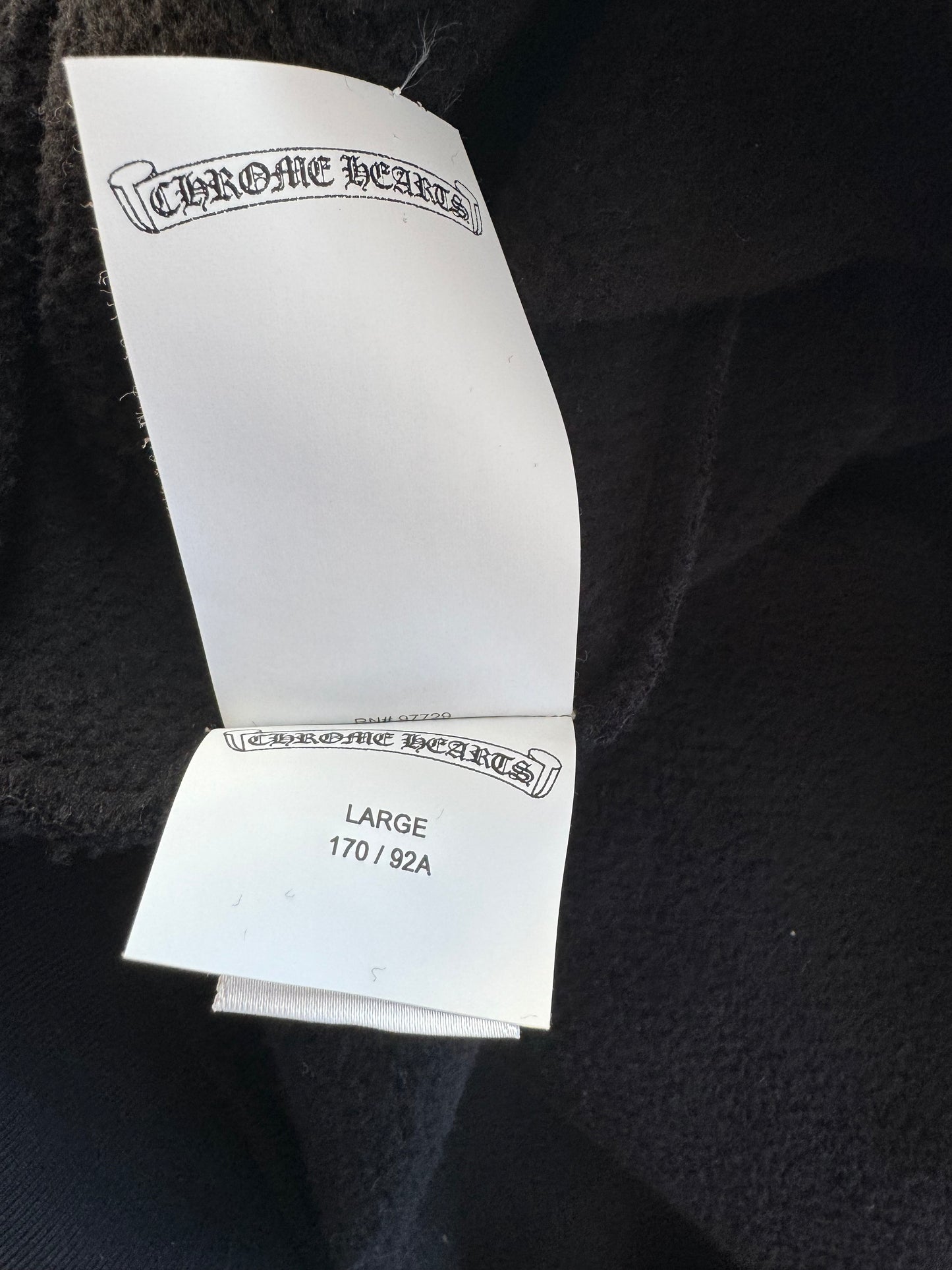 Chrome Hearts Black Cross Patch Cropped Sweater