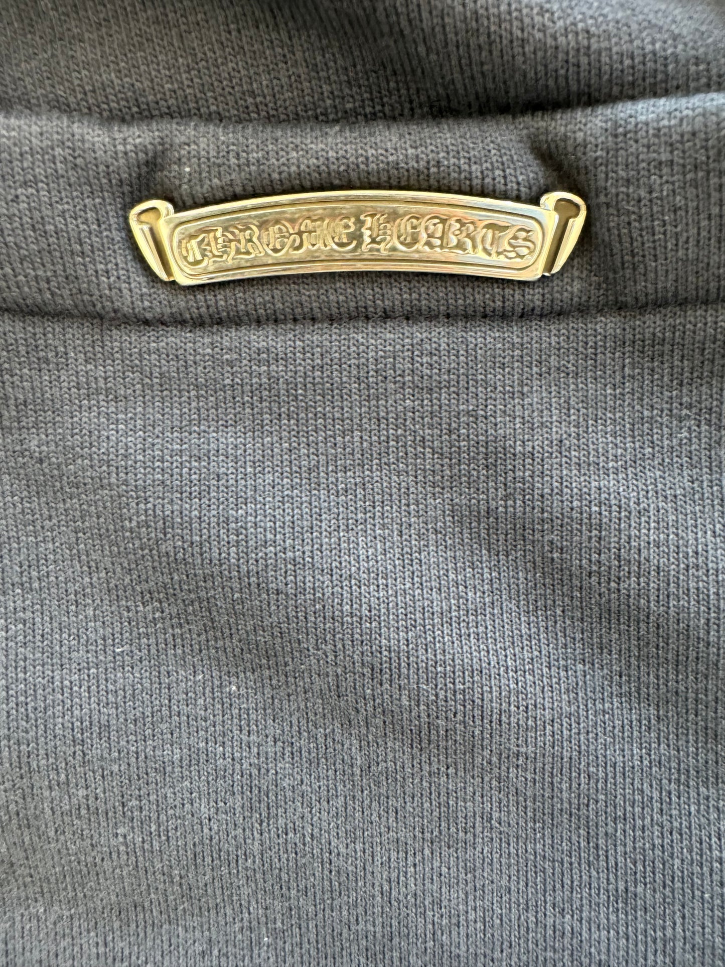 Chrome Hearts Navy & Red Triple Cross Patch Paper Jam Sweatpants