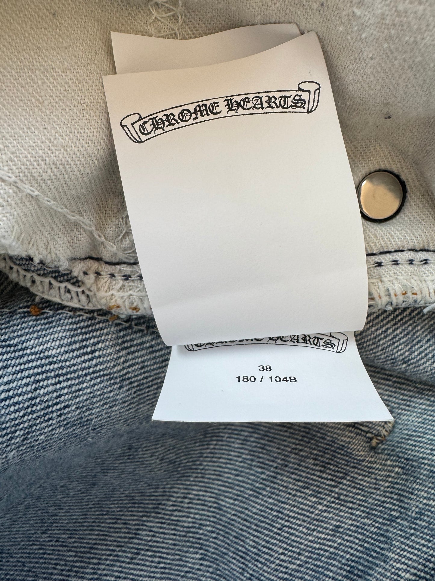 Chrome Hearts Levis St Barth Blue Galaxy Patch Jeans