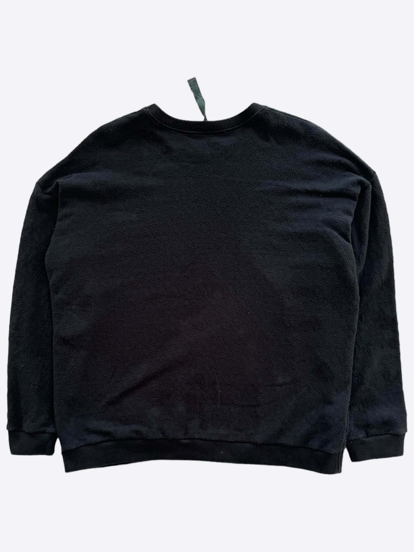 Chrome Hearts Black Cross Jacquard Embroidered Sweater