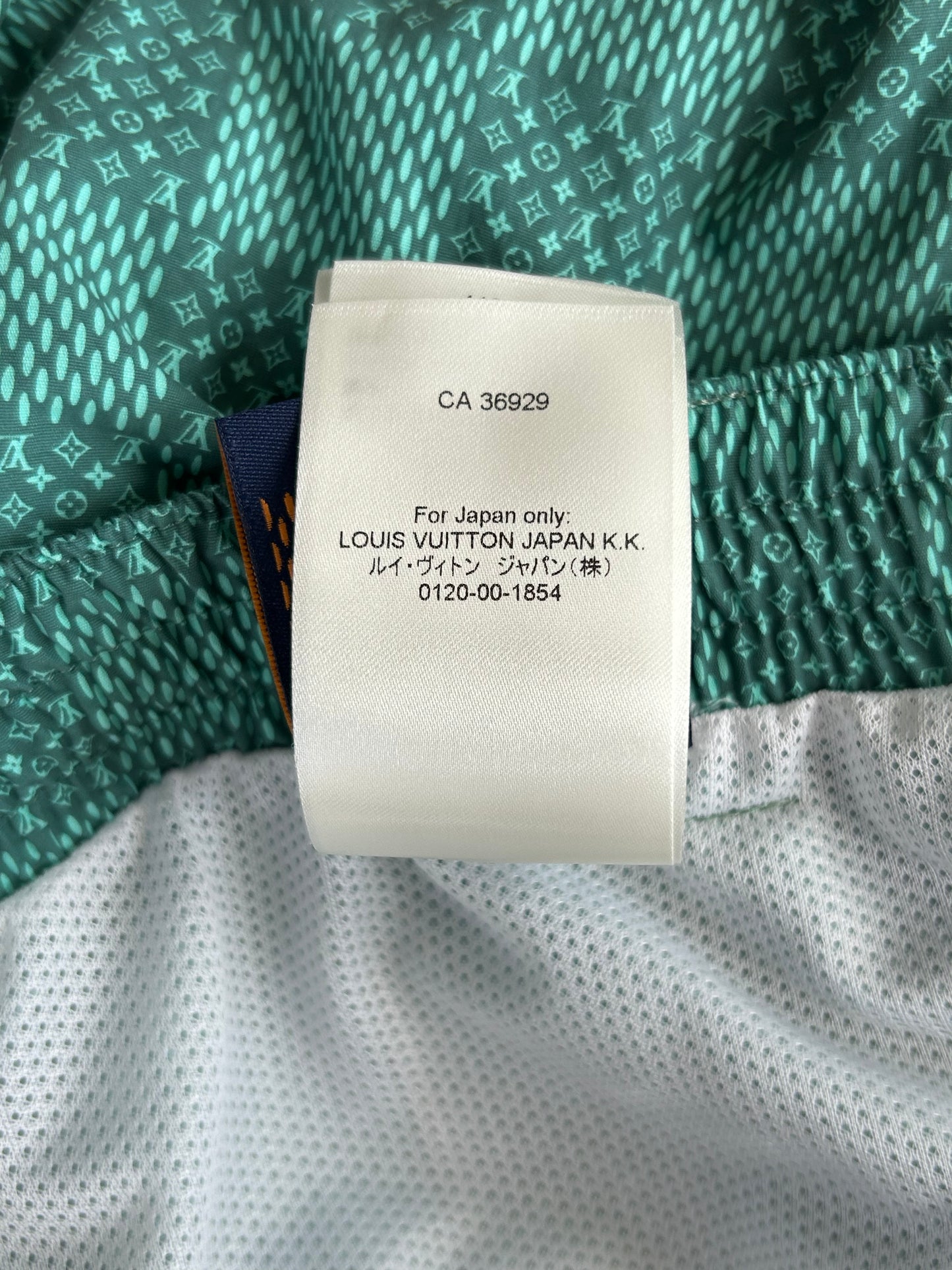 Louis Vuitton Green Damier Swimshorts