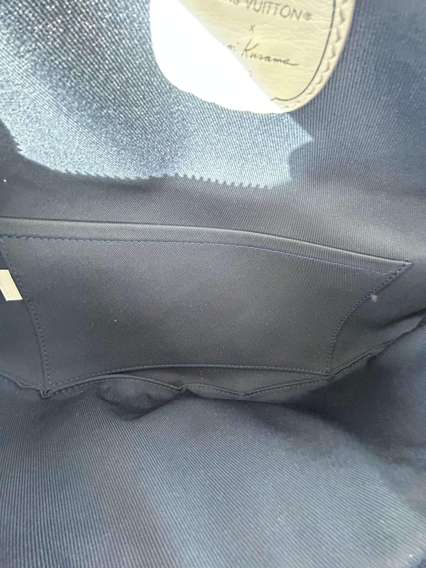 Louis Vuitton Yayoi Kusama White & Blue Flower Bumbag