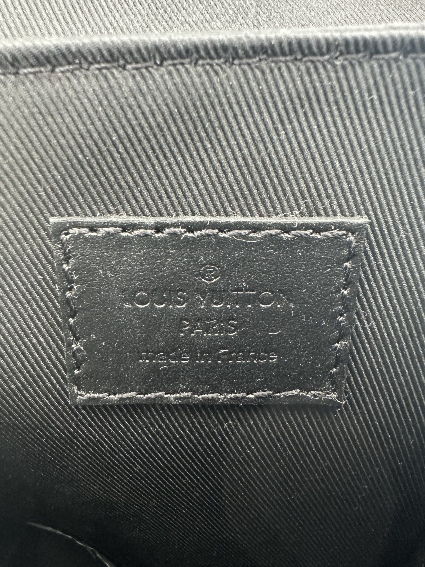 Louis Vuitton Black Taurillon Nano Christopher Sling Bag