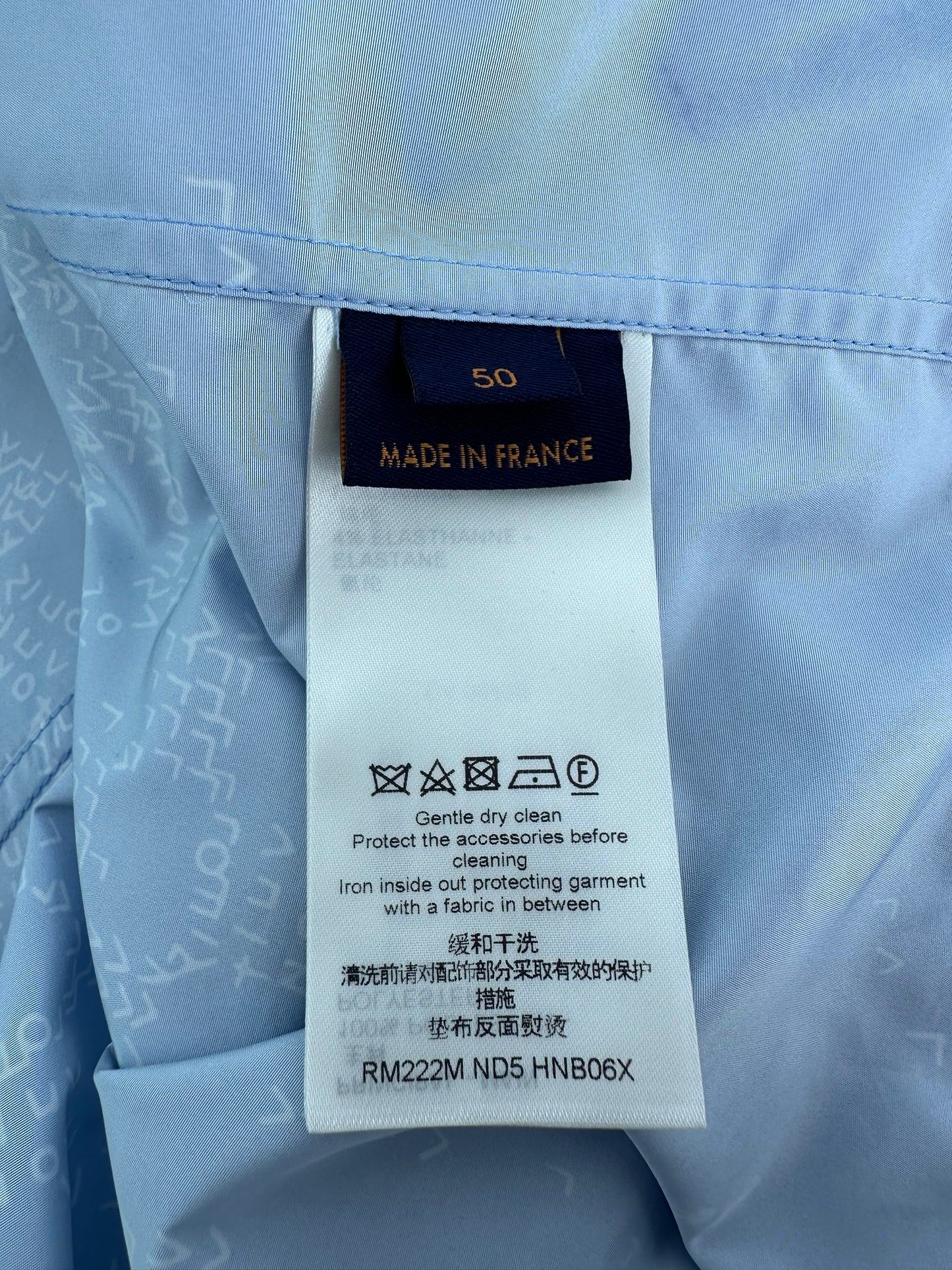 Louis Vuitton Blue LV Spread Damier Windbreaker