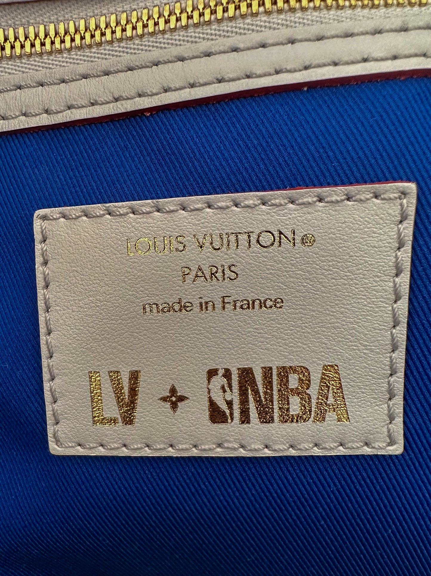 Louis Vuitton NBA White Monogram Keepall 50