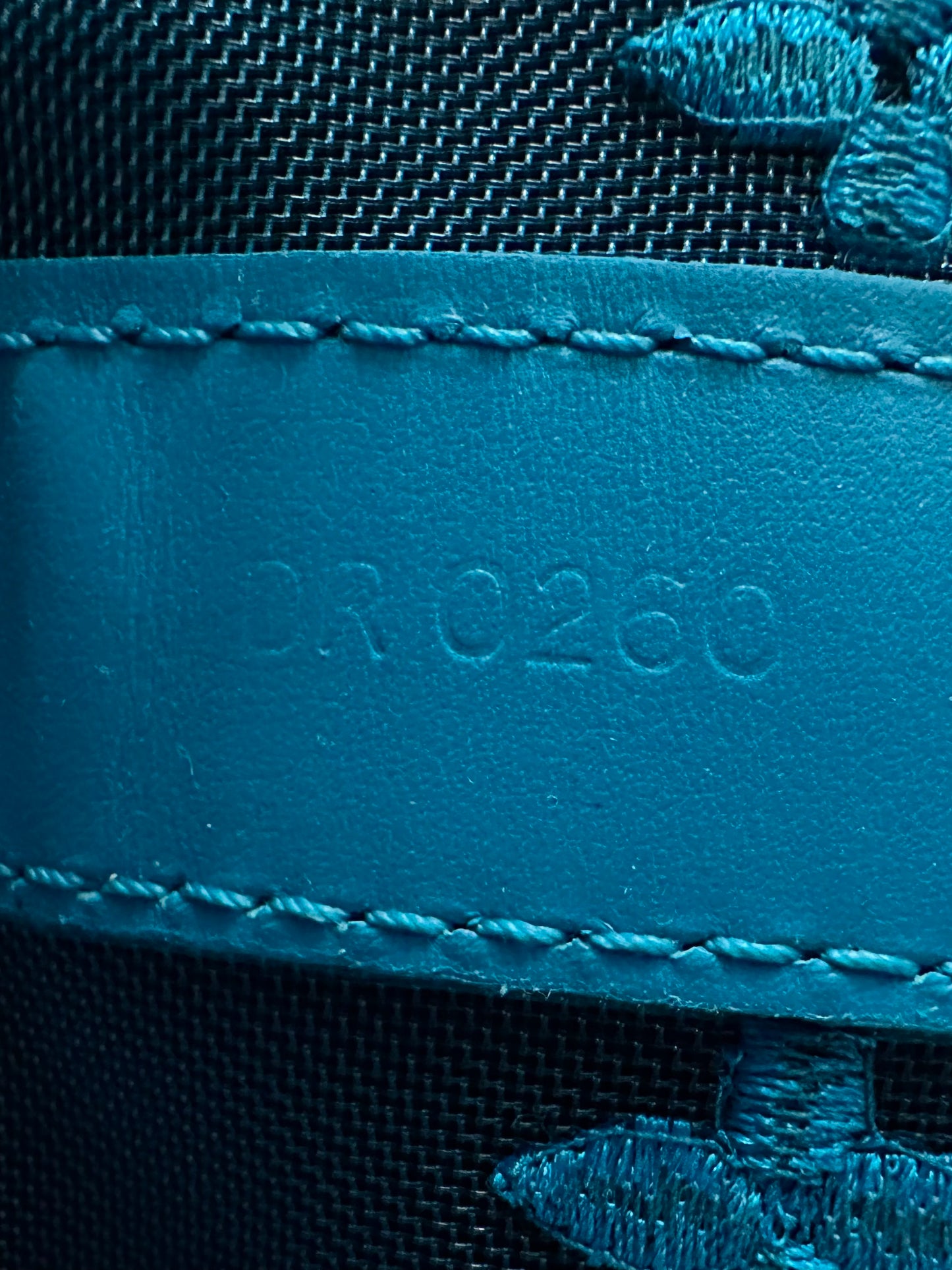 Louis Vuitton Blue Mesh Monogram Triangle Keepall 50