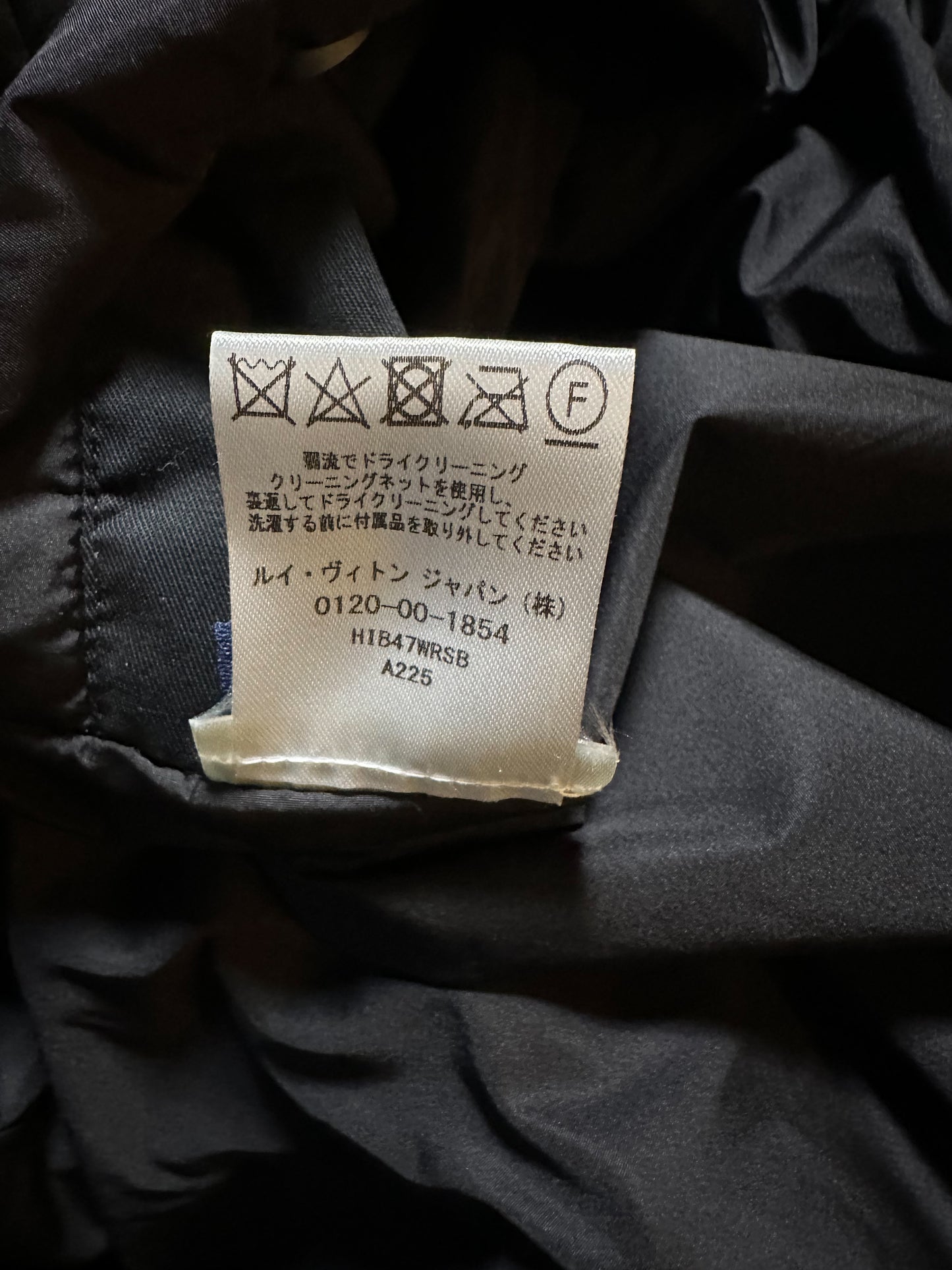 Louis Vuitton Black Flower Monogram Reversible Puffer