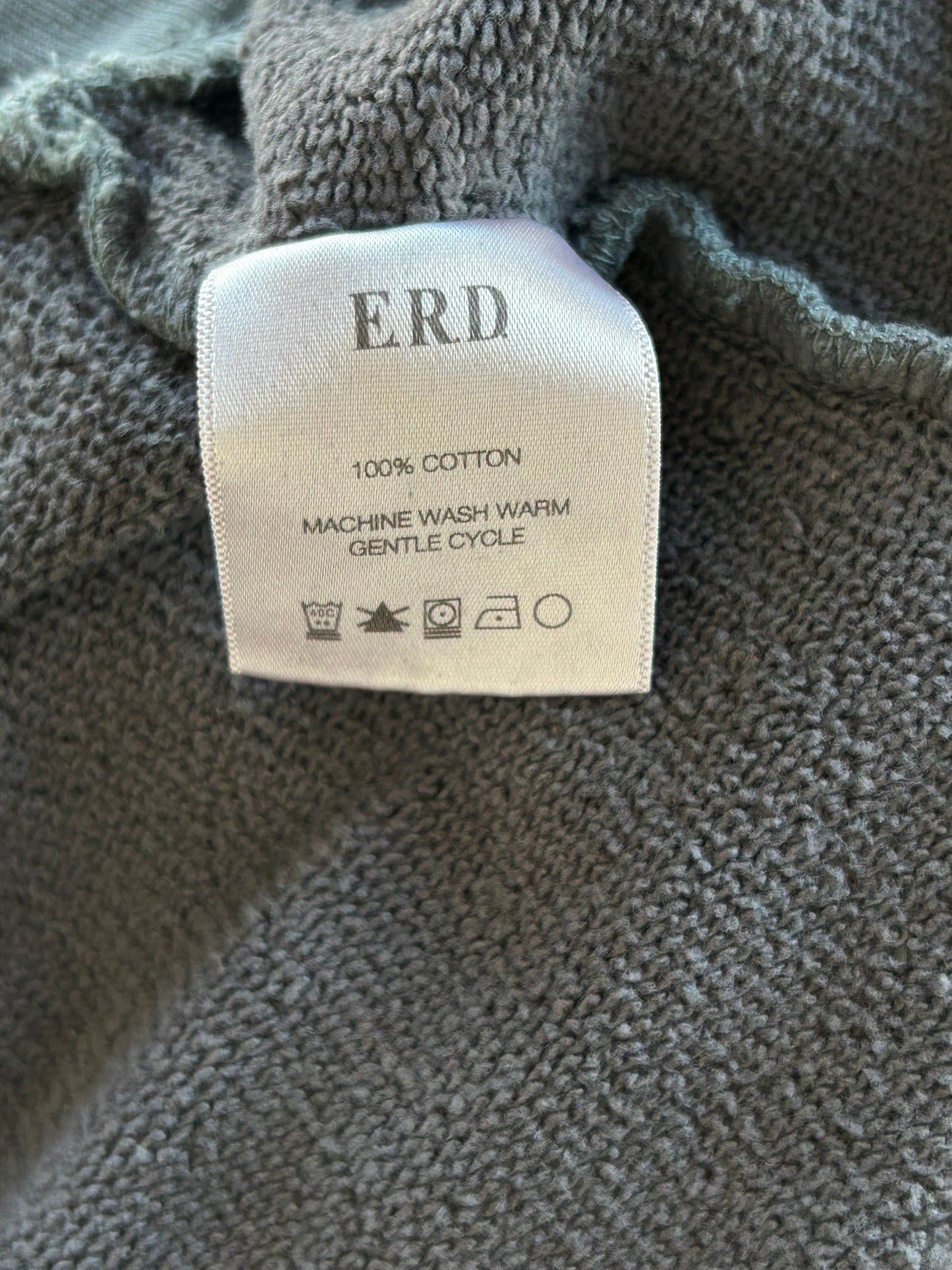 Enfants Riches Deprimes Faded Blue & White Mother Mary Graphic Hoodie