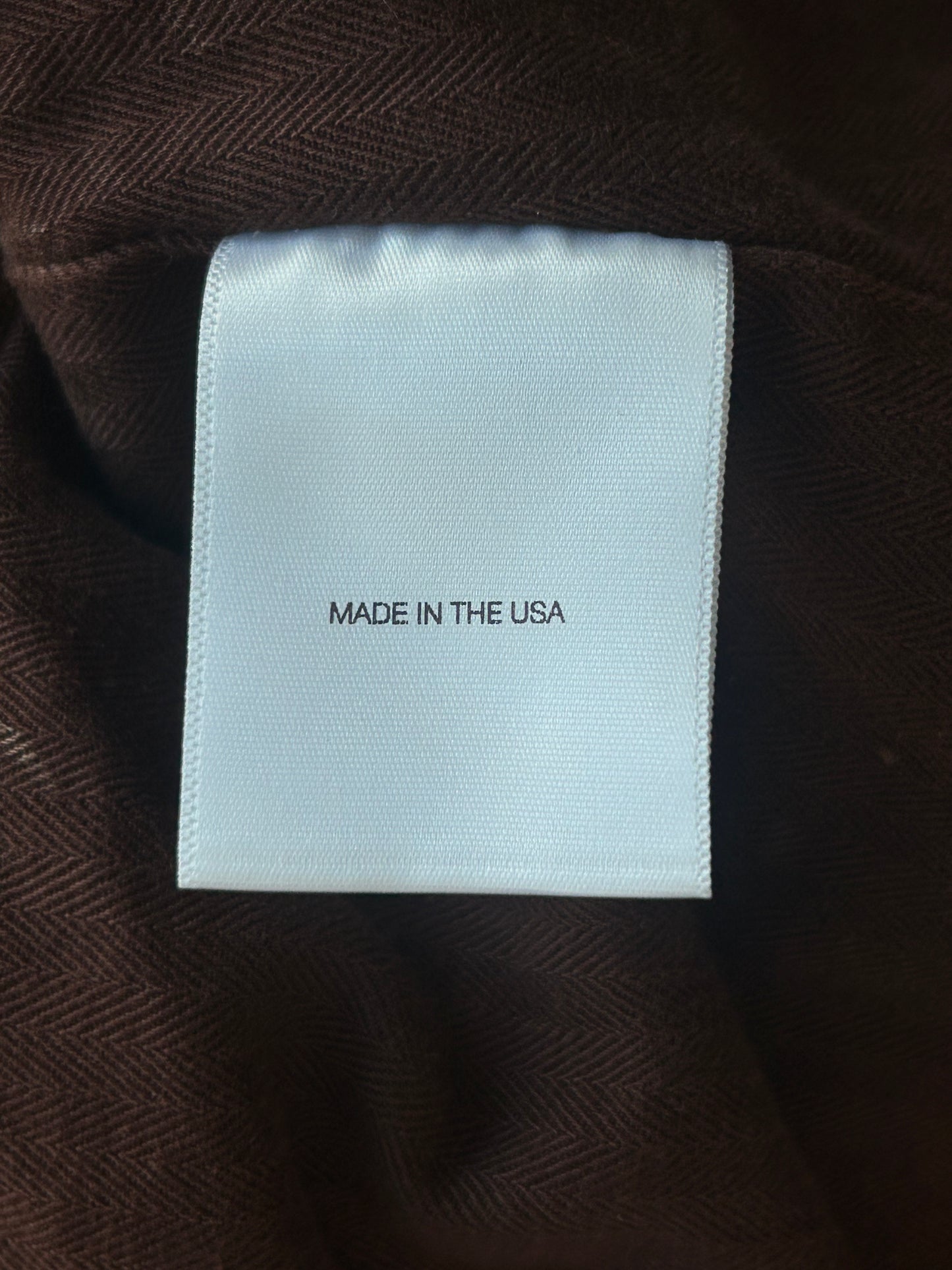 Enfants Riches Deprimes Faded Brown & White Classic Logo Work Jacket
