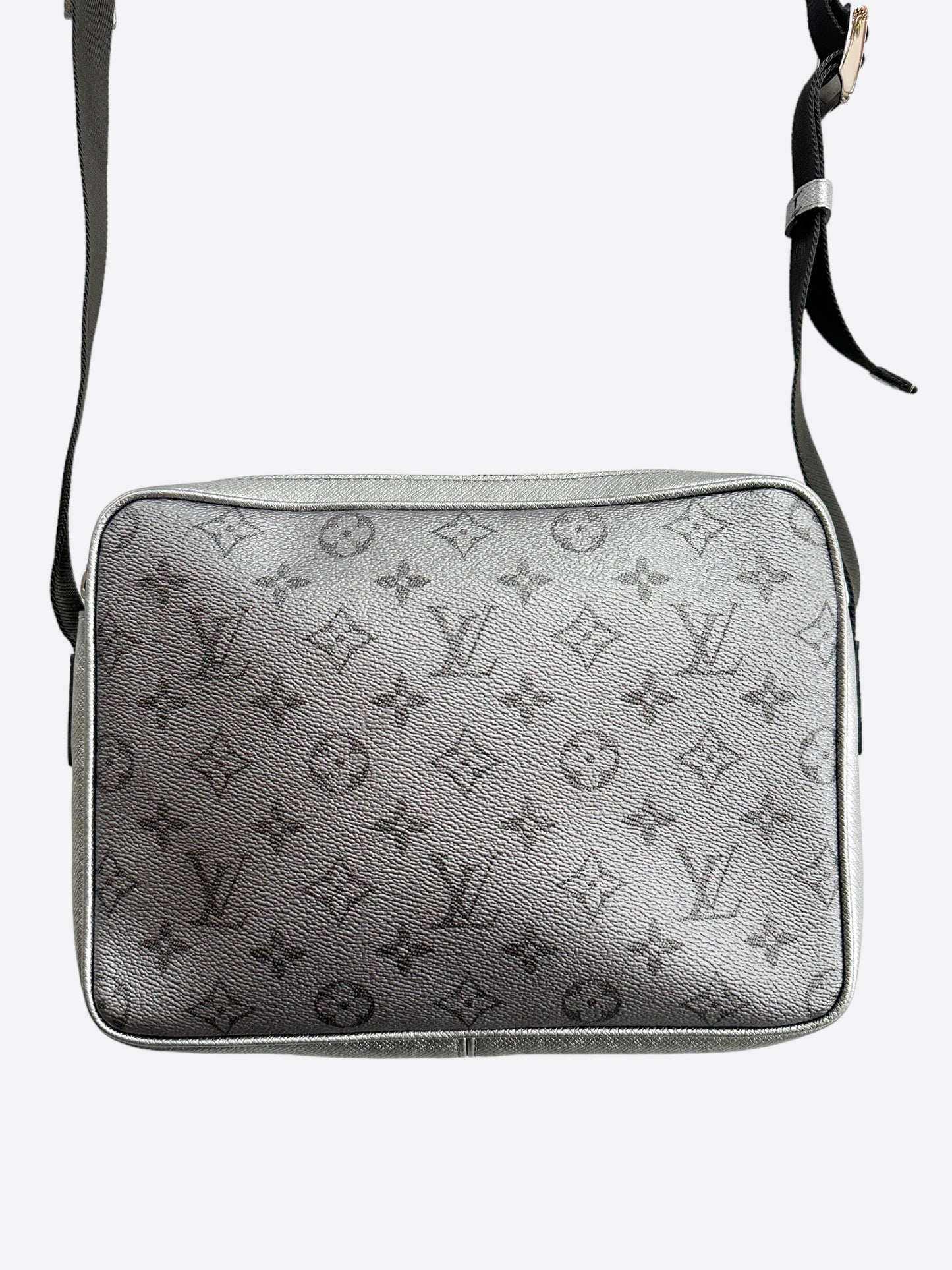 Louis Vuitton Gunmetal Silver Outdoor Messenger Bag