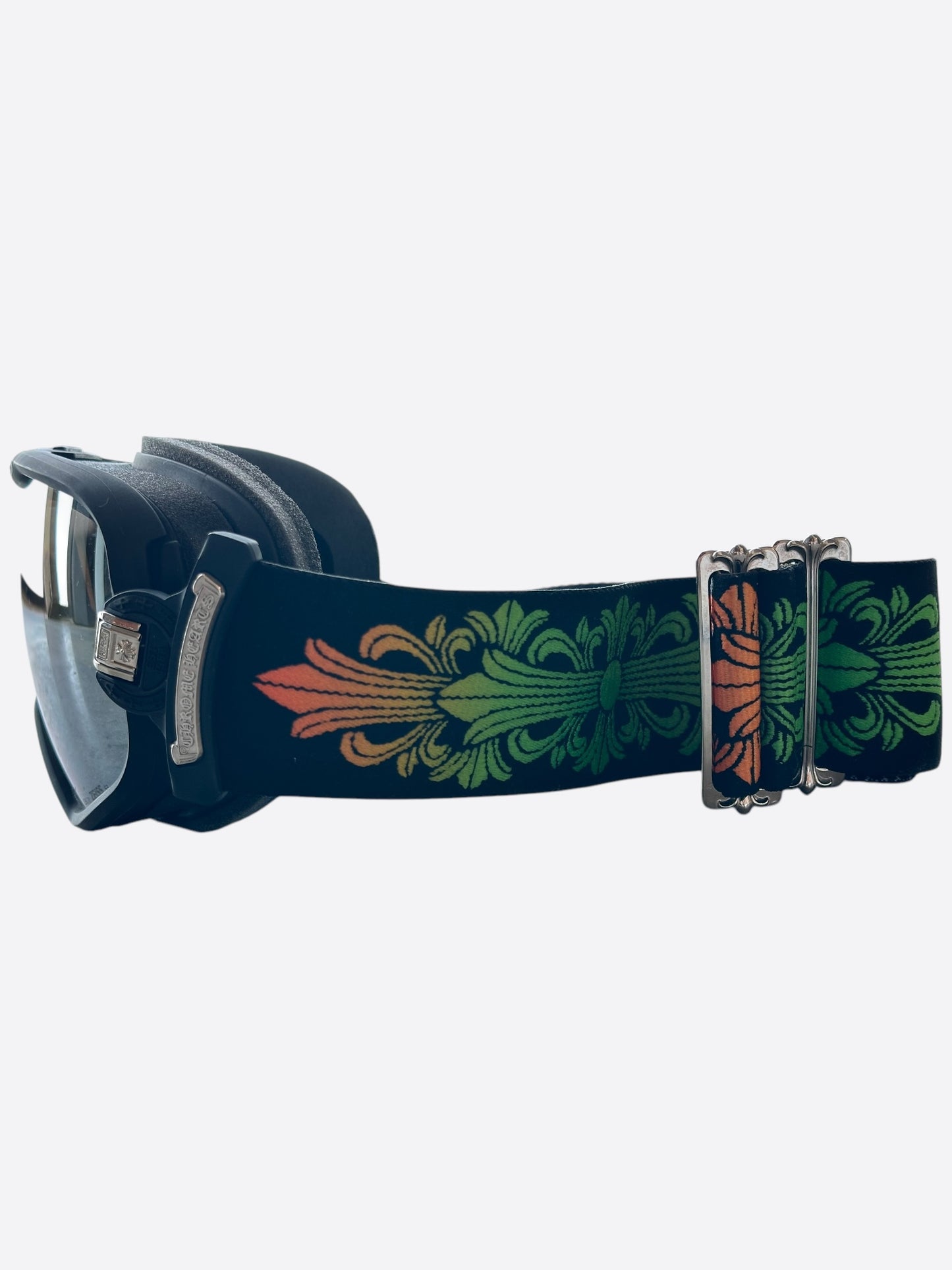 Chrome Hearts Black Gradient Floral Ski Goggles