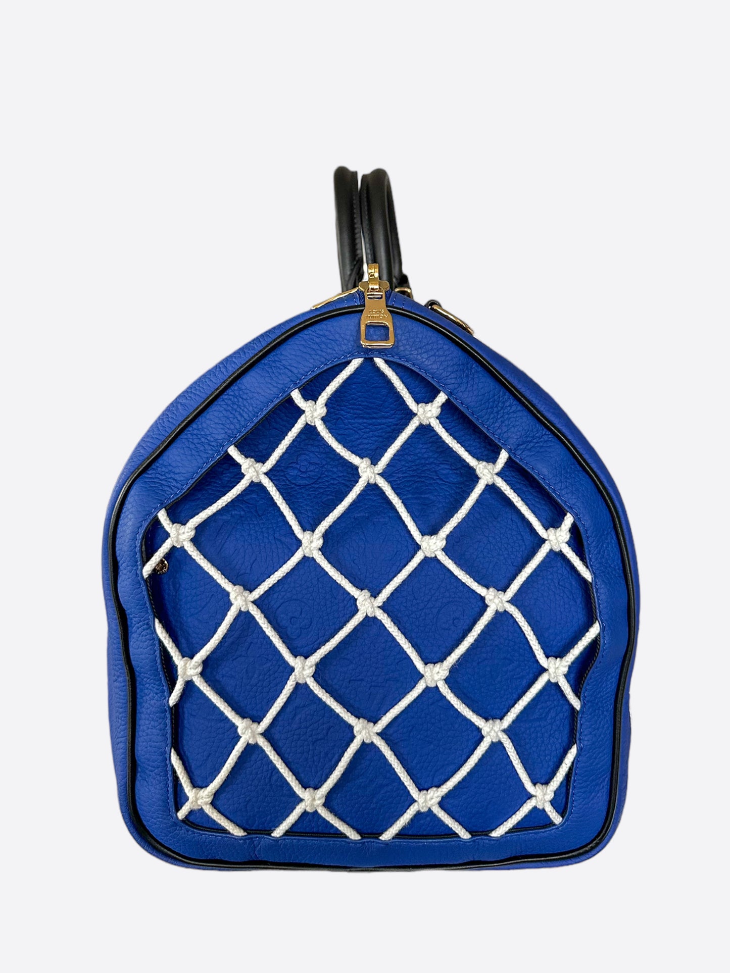 Louis Vuitton NBA Blue Taurillon Monogram Keepall 55