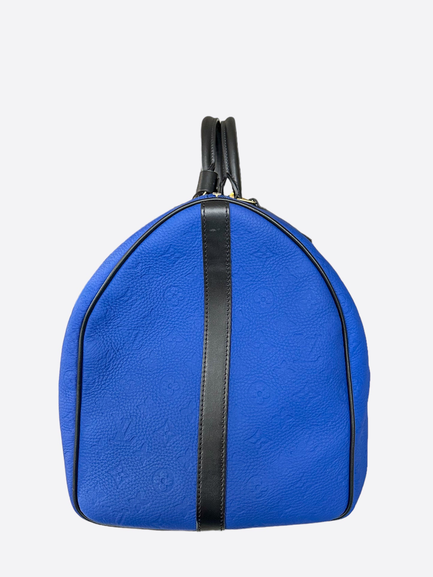 Louis Vuitton NBA Blue Taurillon Monogram Keepall 55