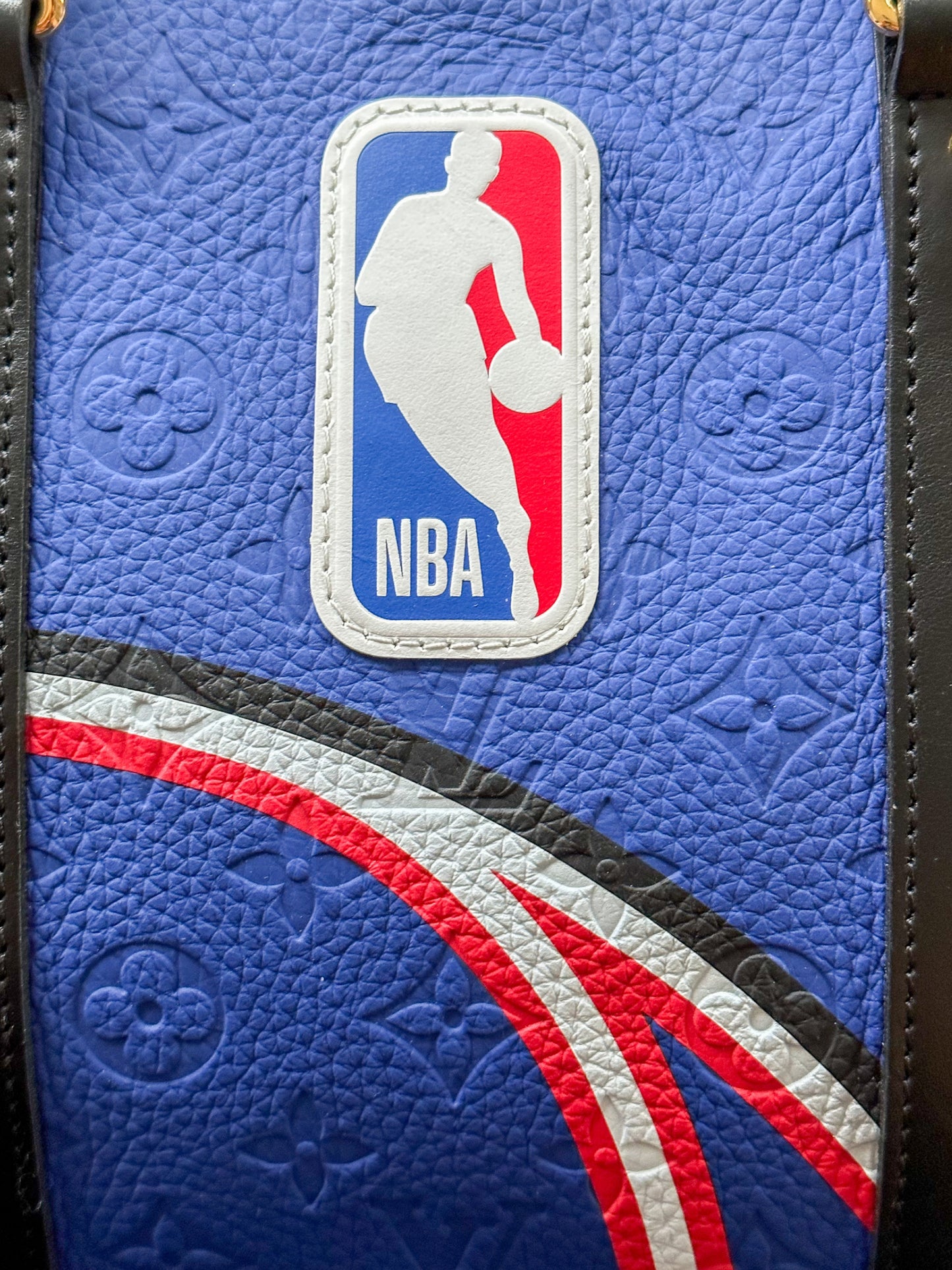Louis Vuitton NBA Blue Taurillon Monogram Keepall 55