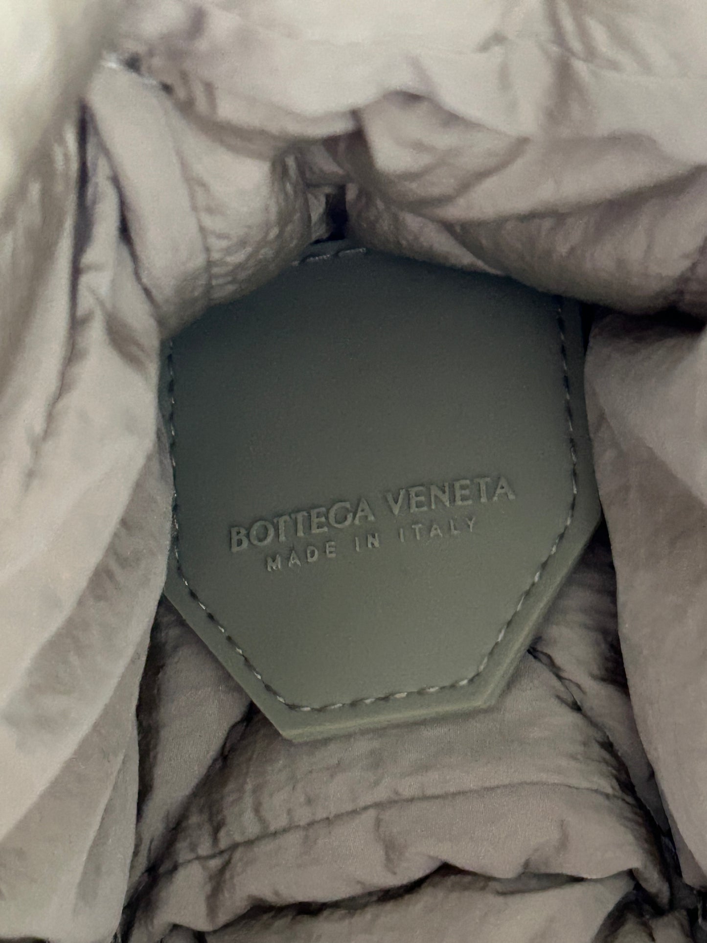 Bottega Veneta Beige Padded Tech Cassette Bag