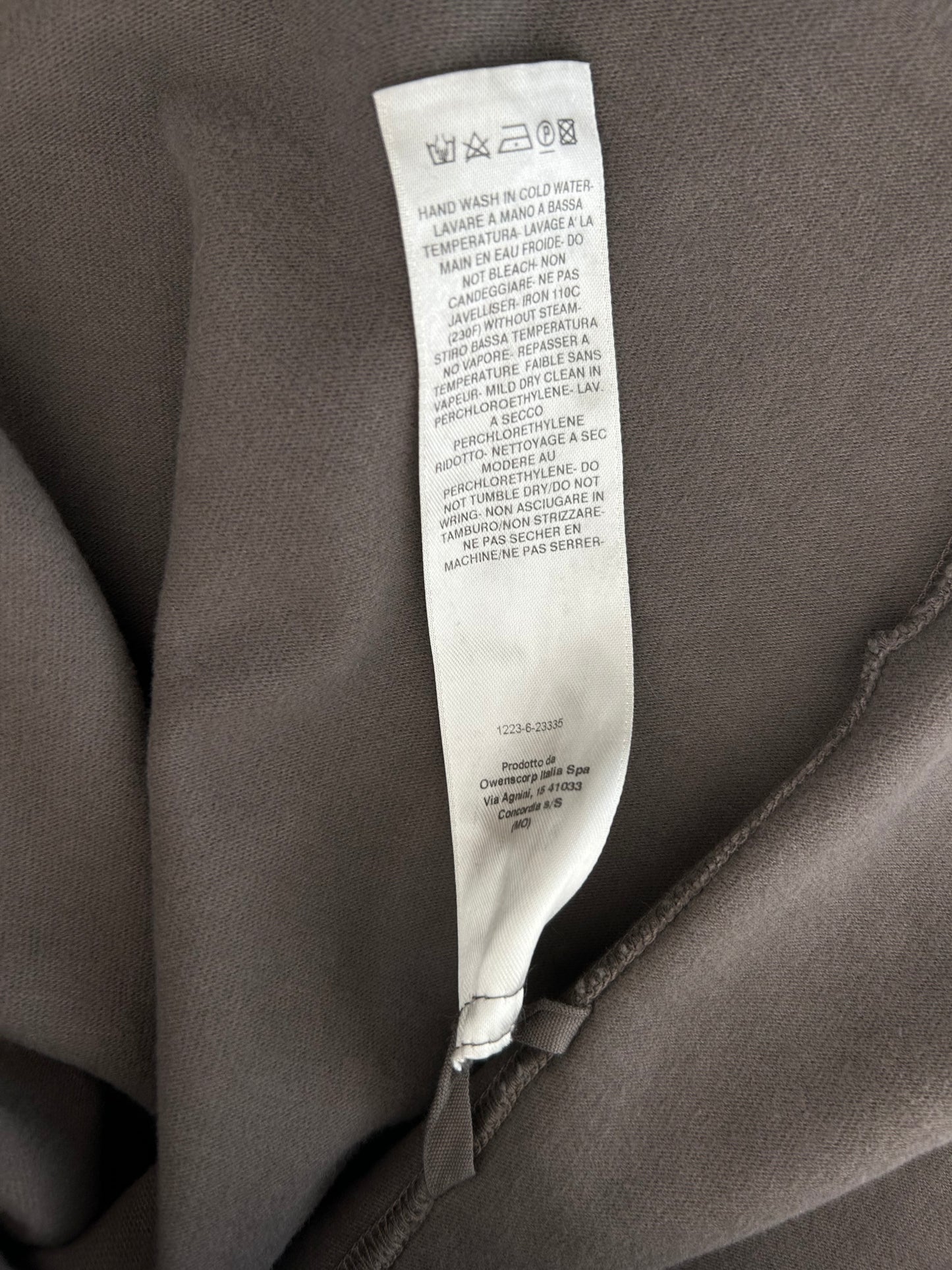Rick Owens Brown Longsleeve T-Shirt