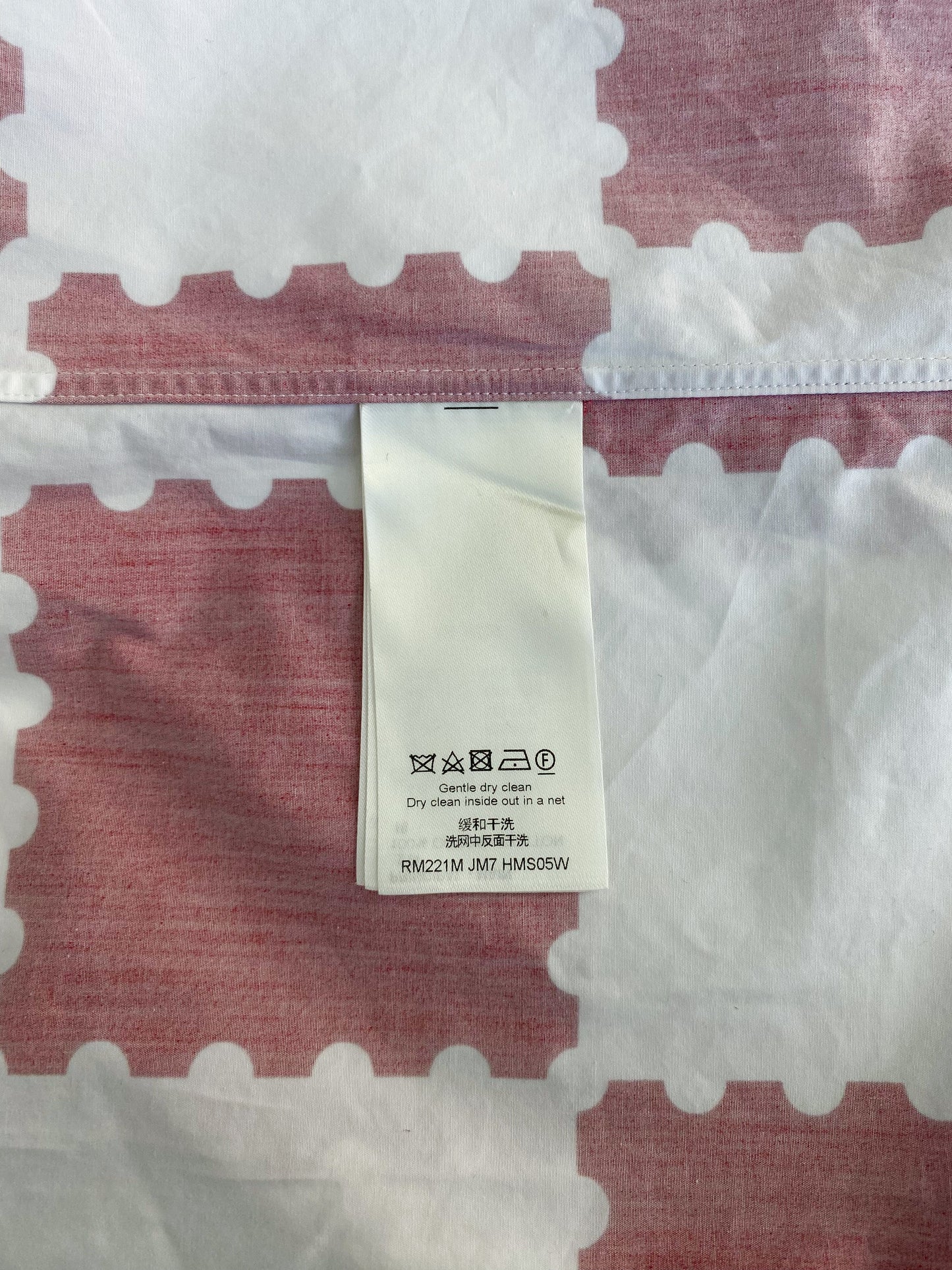 Louis Vuitton Nigo Red & White Checkered Button Up Shirt