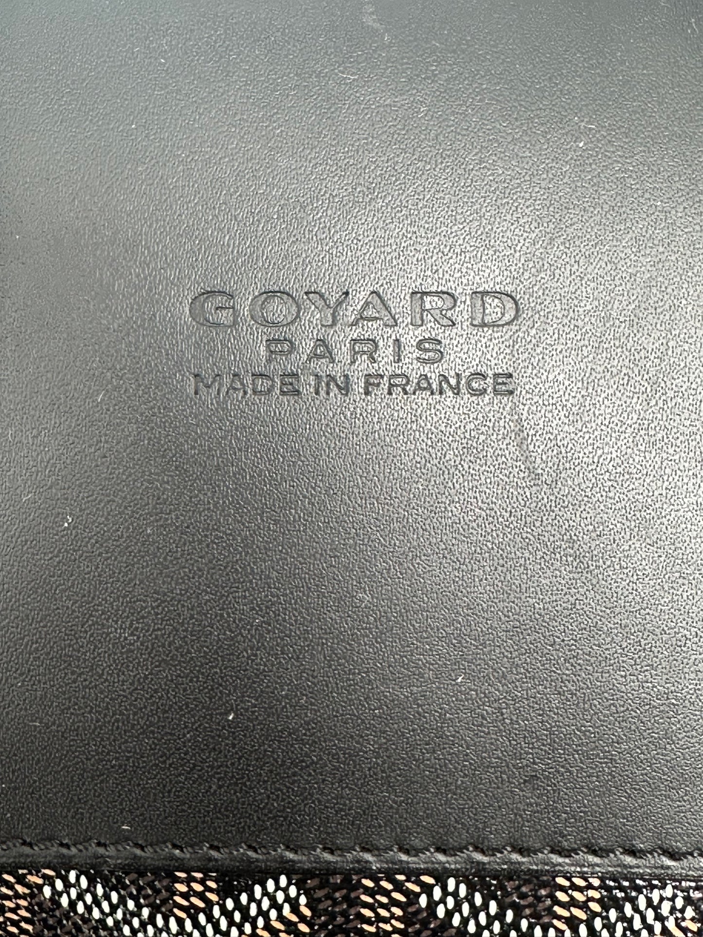Goyard Black Steamer Backpack
