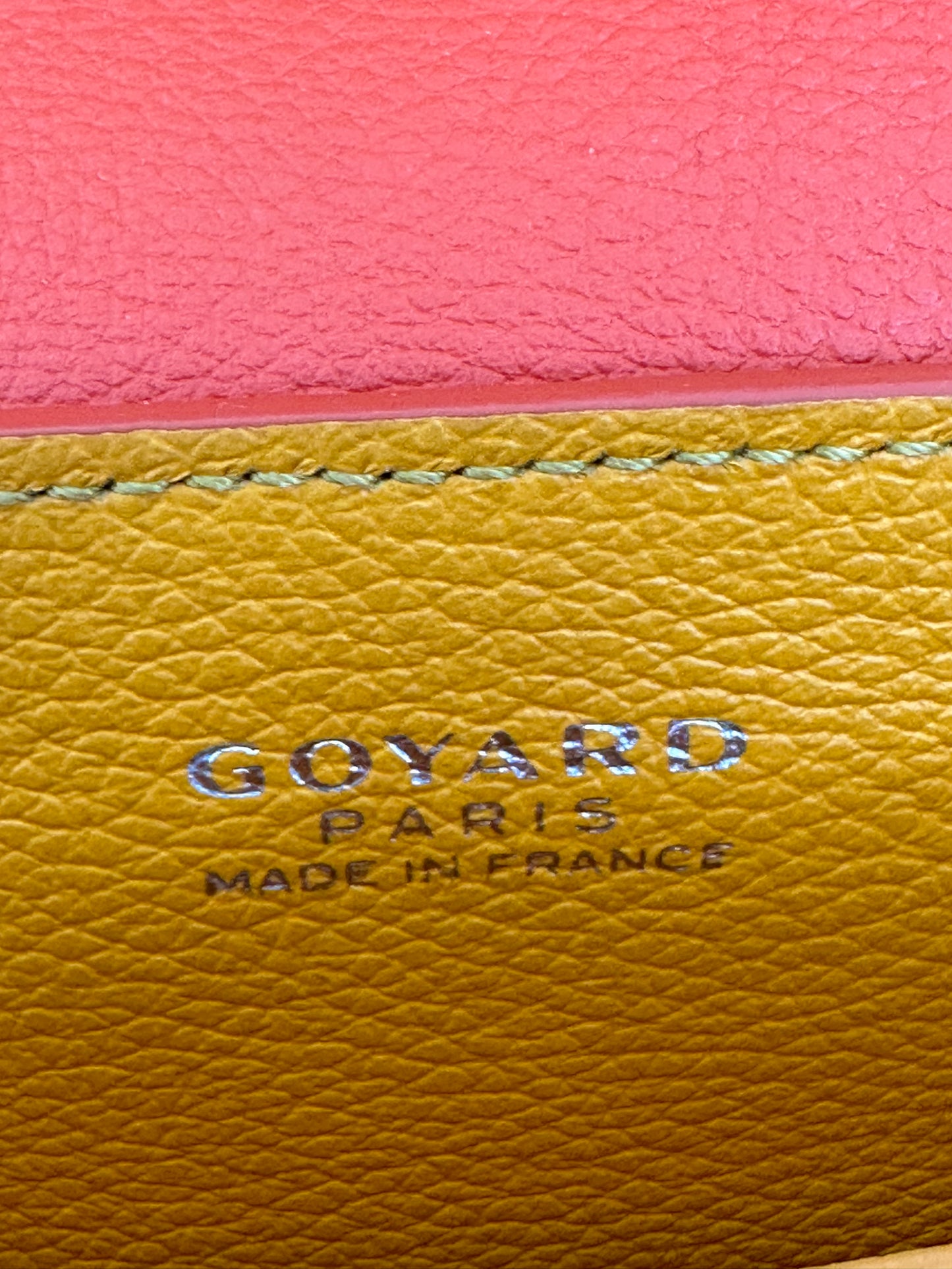 Goyard Orange Mini Saigon