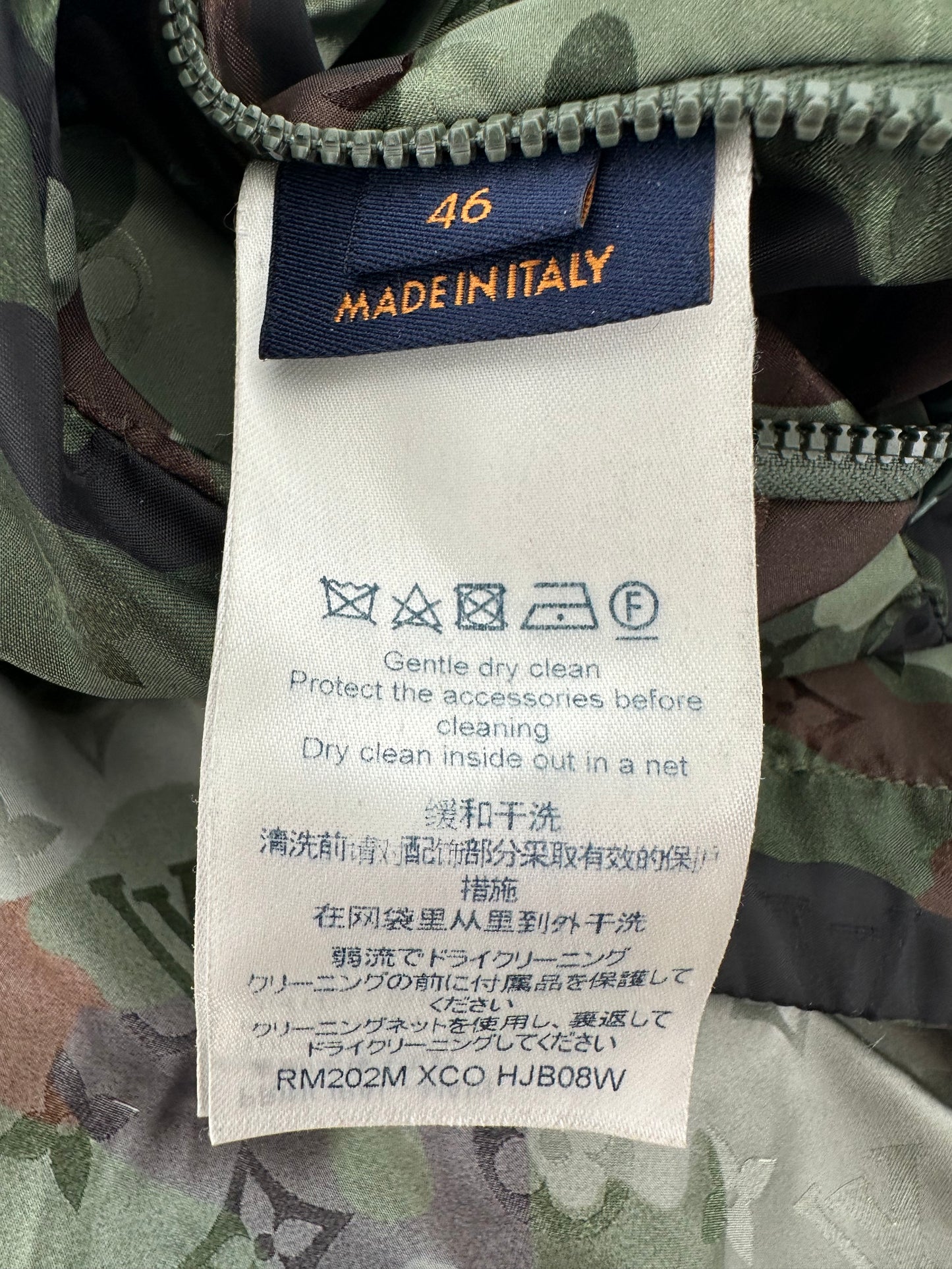 Louis Vuitton Green Camouflage Monogram Windbreaker