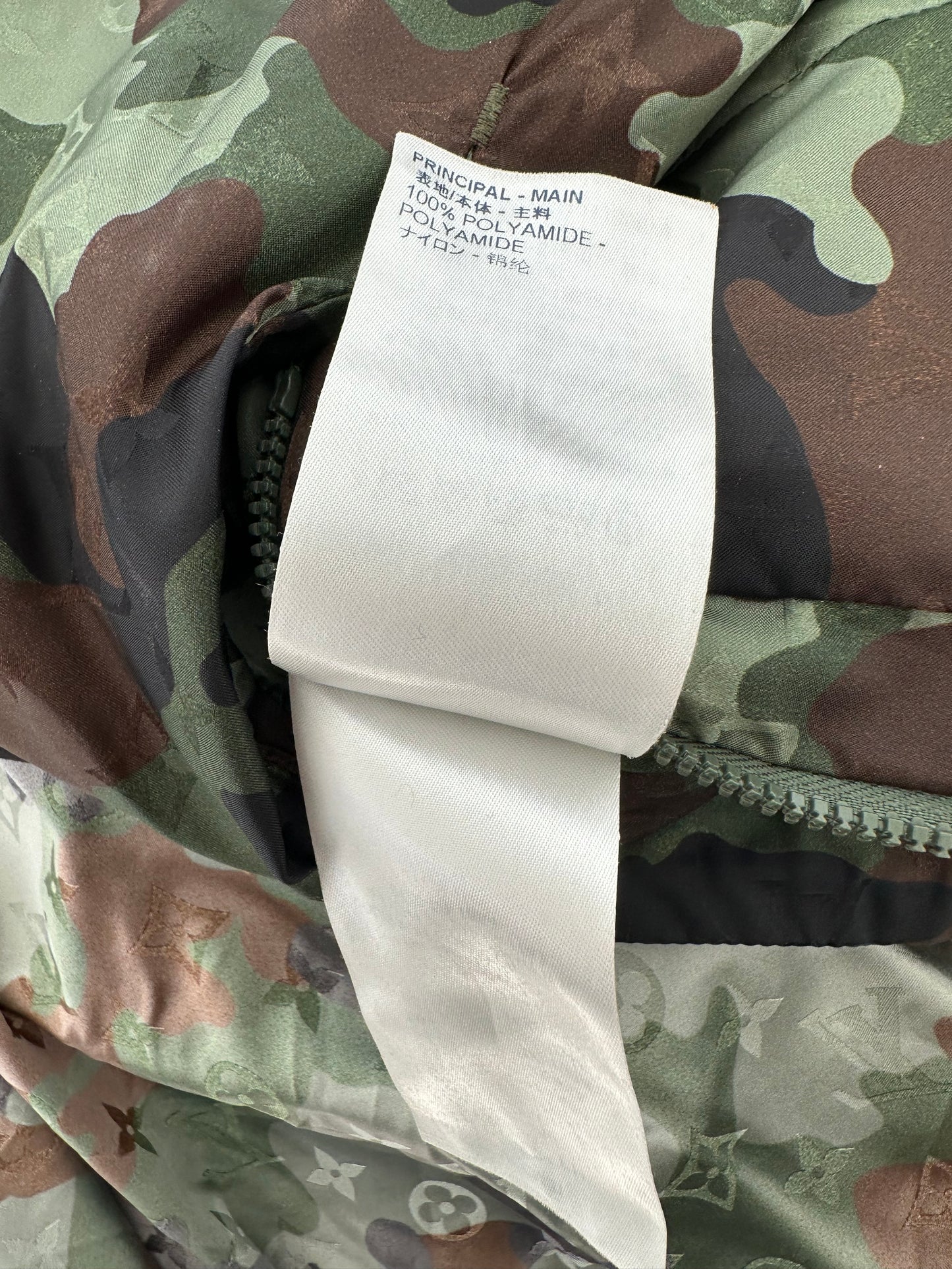 Louis Vuitton Green Camouflage Monogram Windbreaker