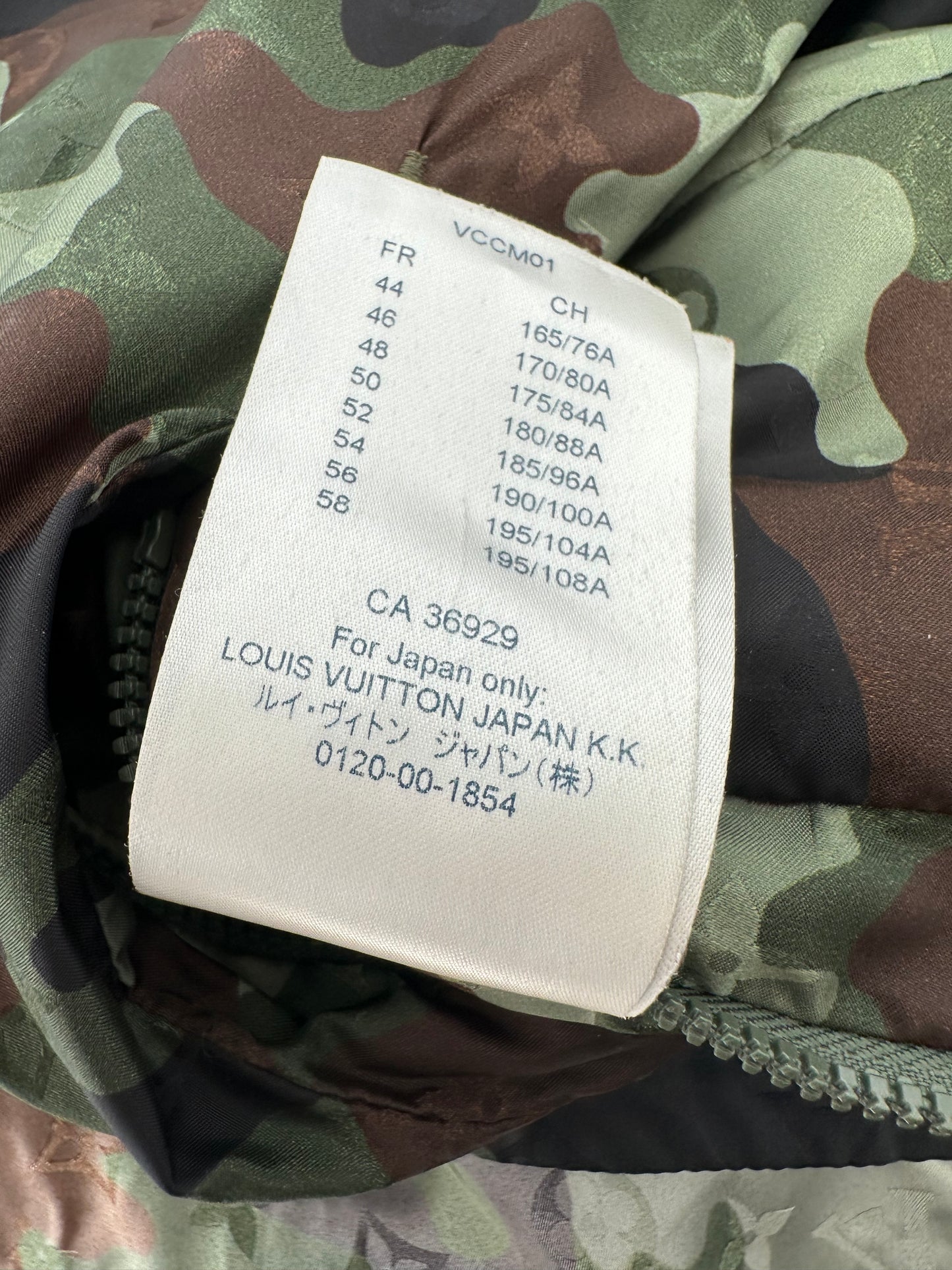 Louis Vuitton Green Camouflage Monogram Windbreaker