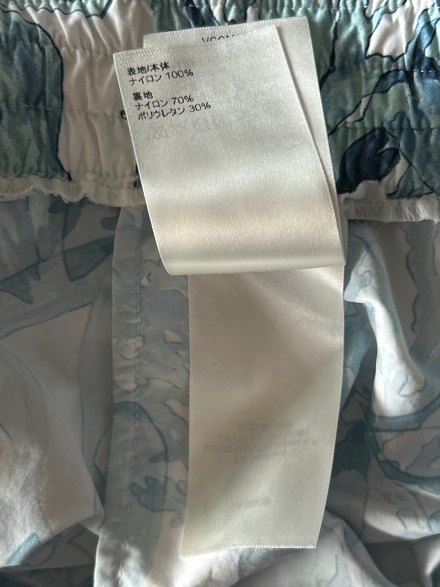 Louis Vuitton Blue & White Aquagarden Monogram Swim Shorts