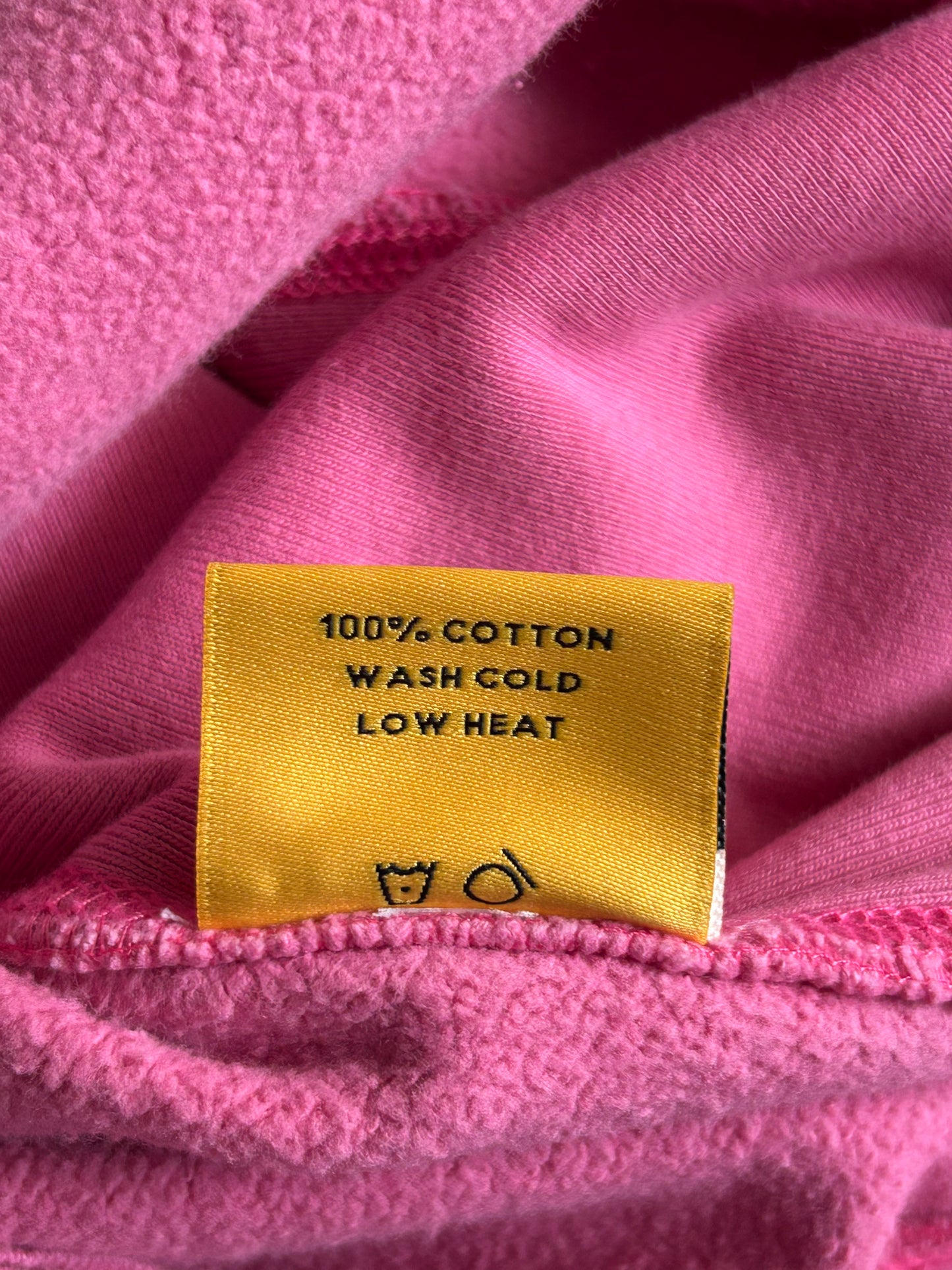 Gallery Dept Pink & Black DEPT Logo Cut Off Hoodie