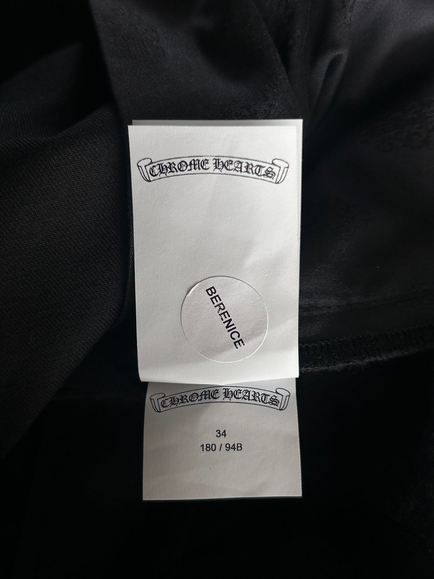 Chrome Hearts Black Camouflage Cross Patch Chino Pants