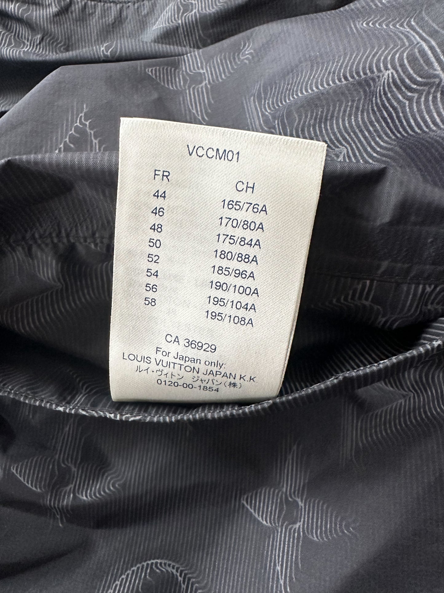 Louis Vuitton Grey 2054 Monogram Windbreaker