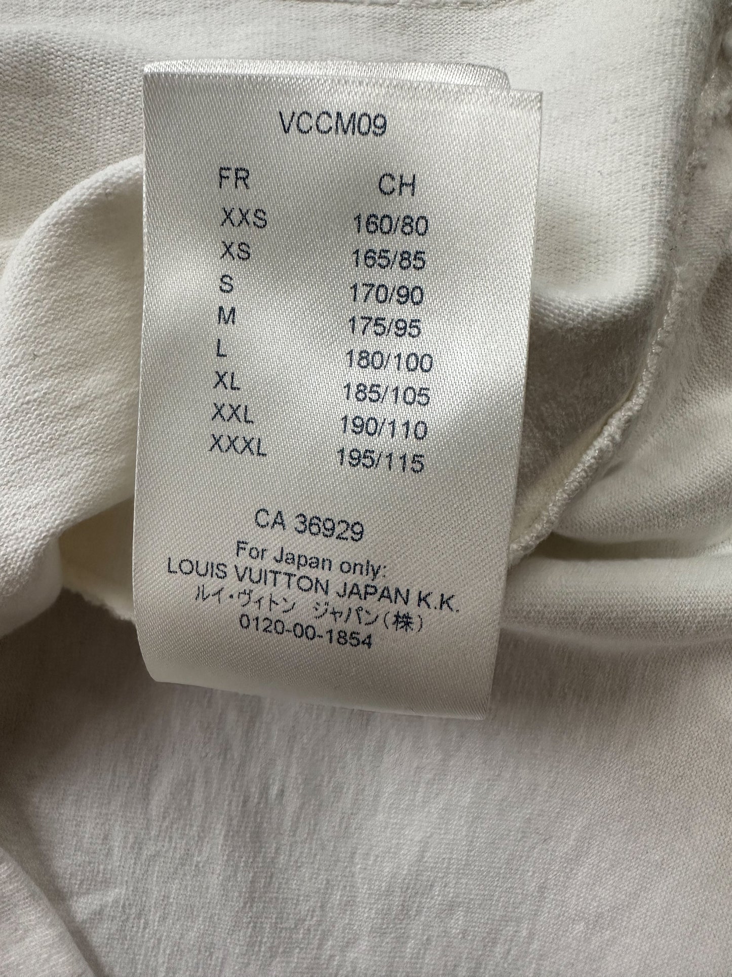 Louis Vuitton White Pont Neuf Embroidered T-Shirt