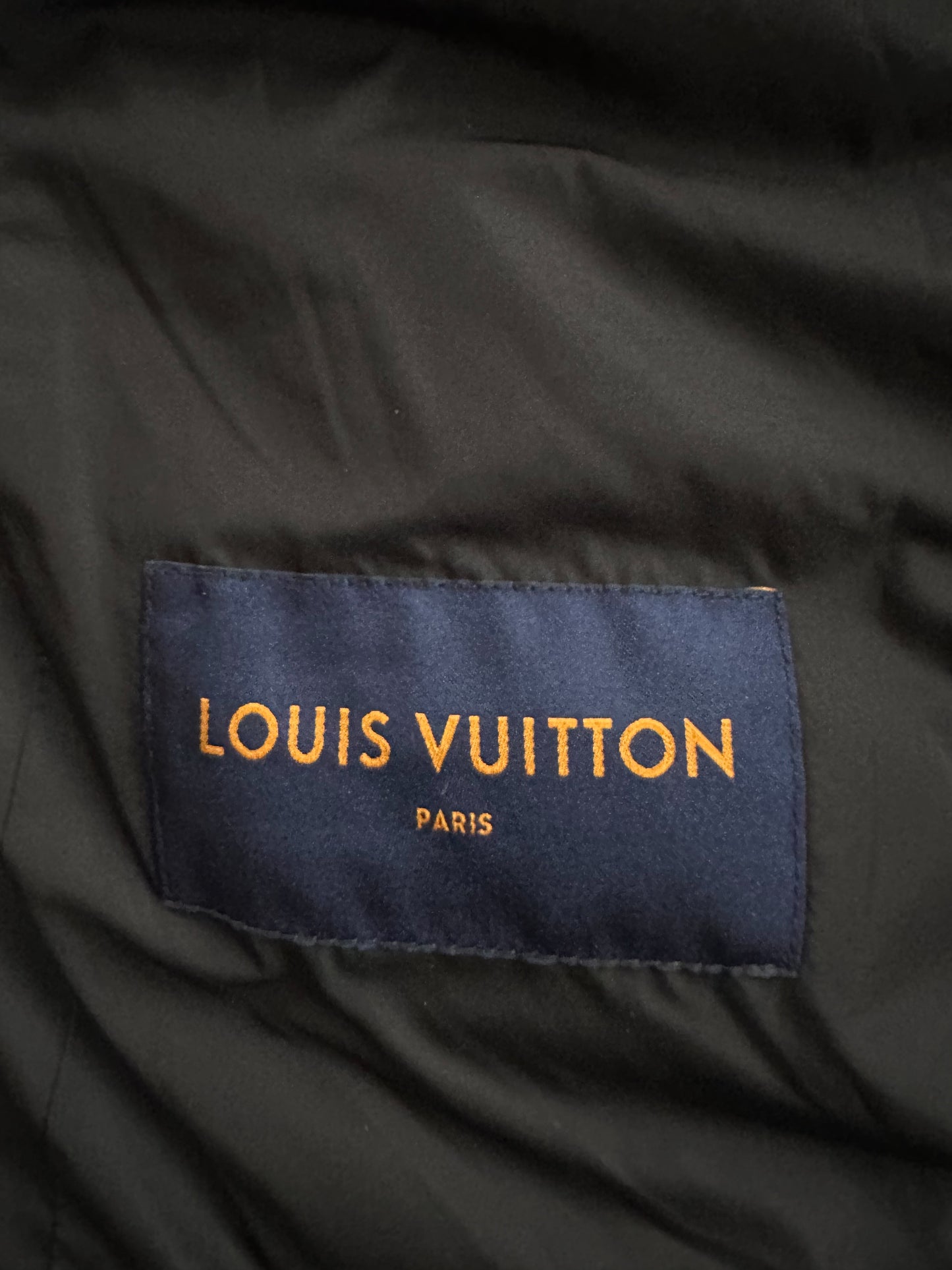 Louis Vuitton Black Monogram Padded Jacket