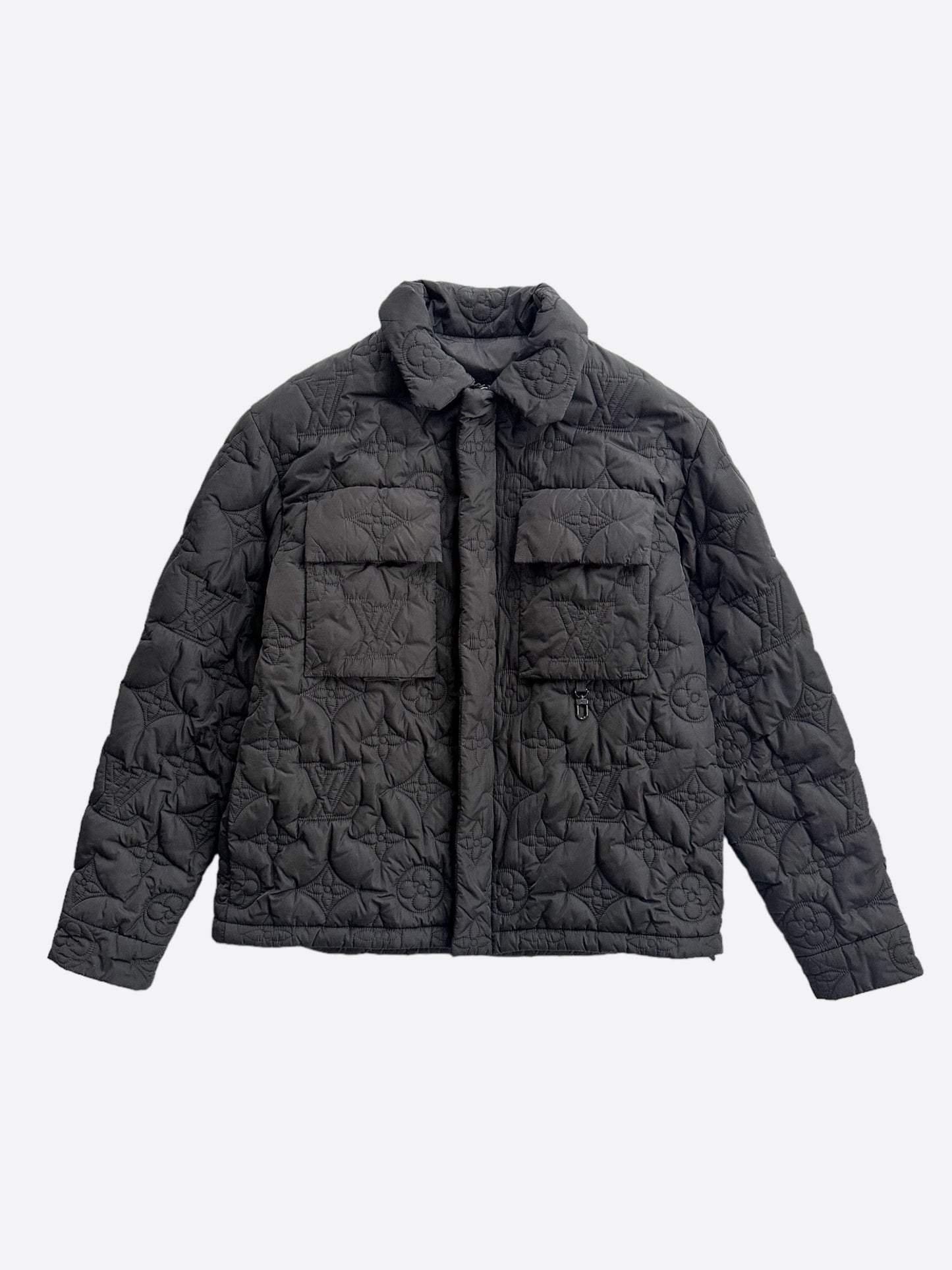 Louis Vuitton Black Monogram Padded Jacket