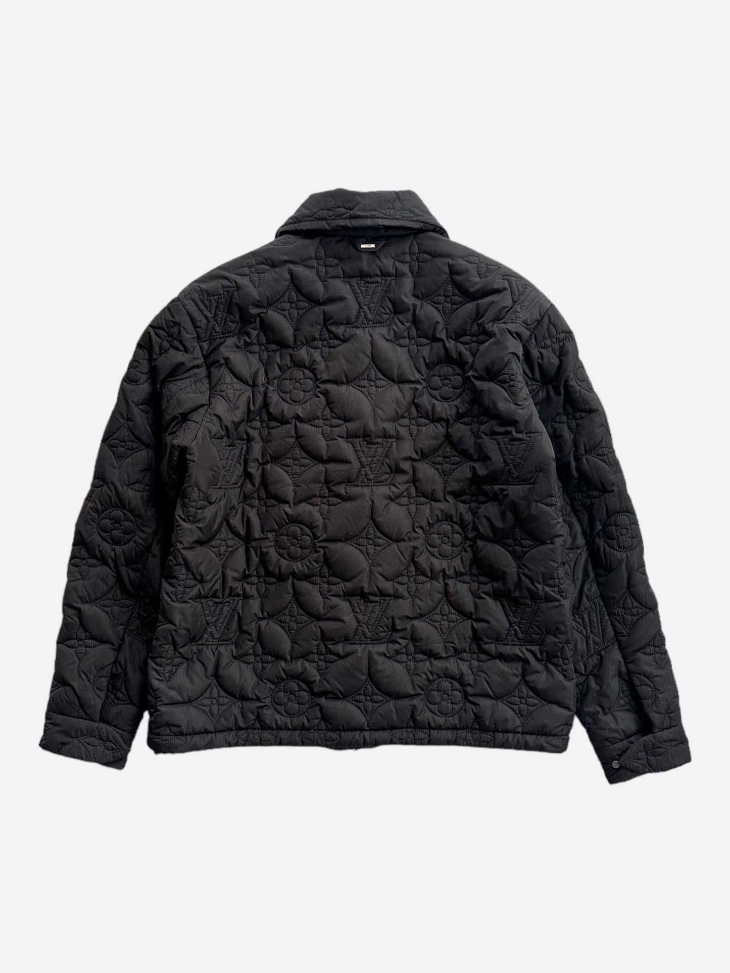 Louis Vuitton Black Monogram Padded Jacket