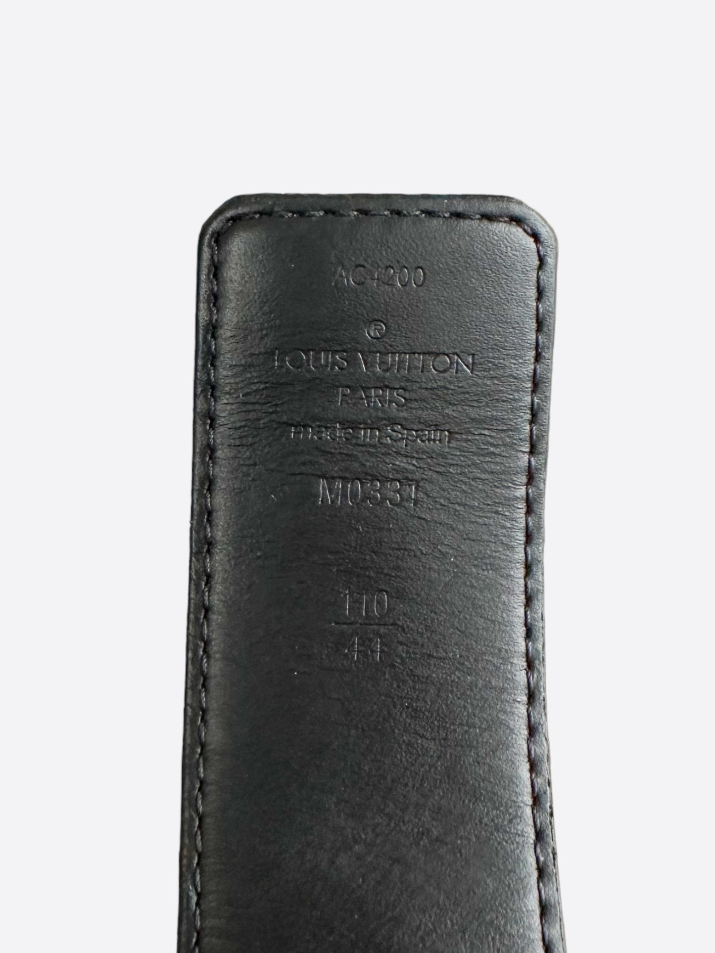 Louis Vuitton Monogram Eclipse Orange Gradient Belt