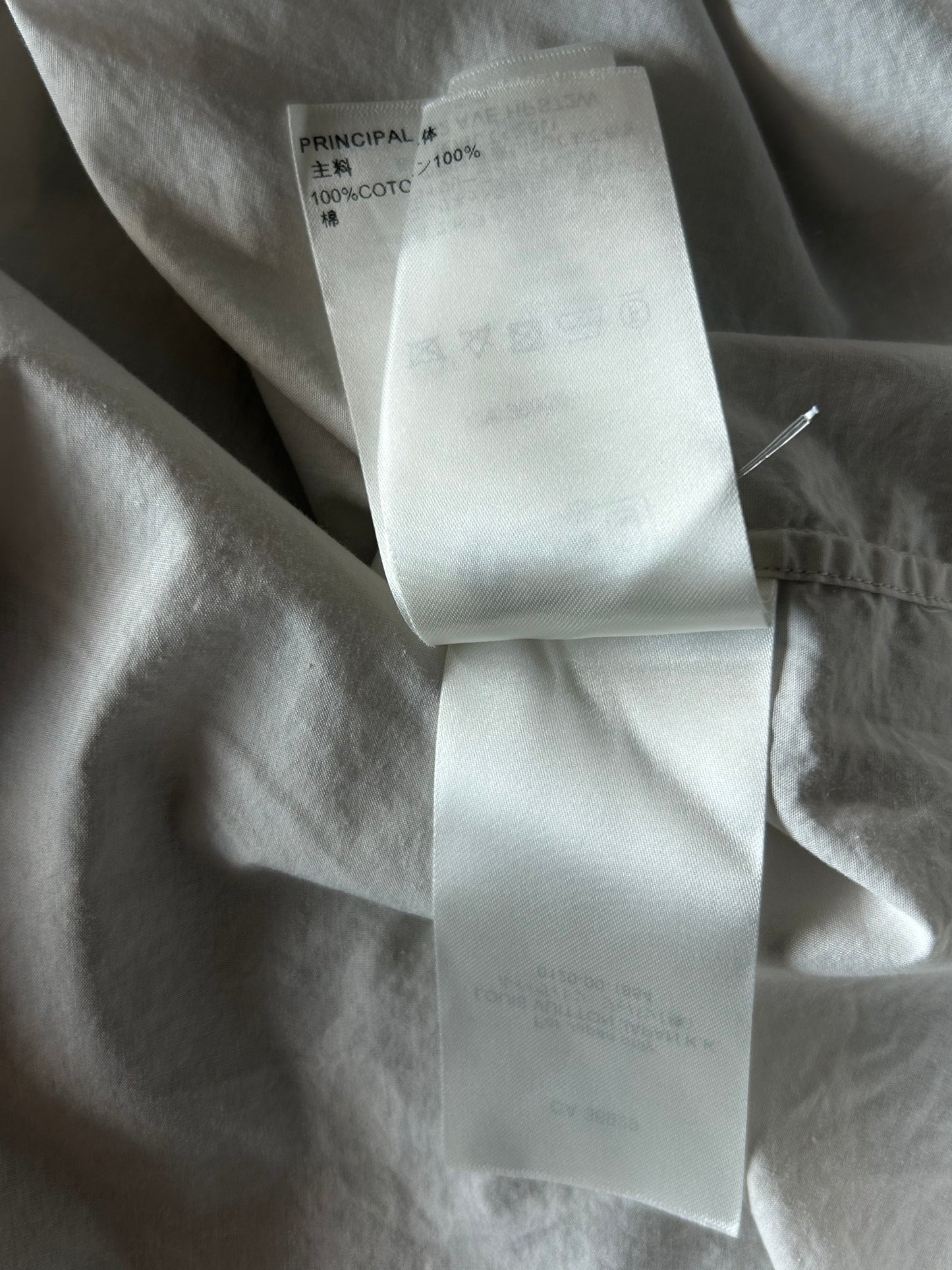 Louis Vuitton White & Black Birds Logo Button Up Shirt