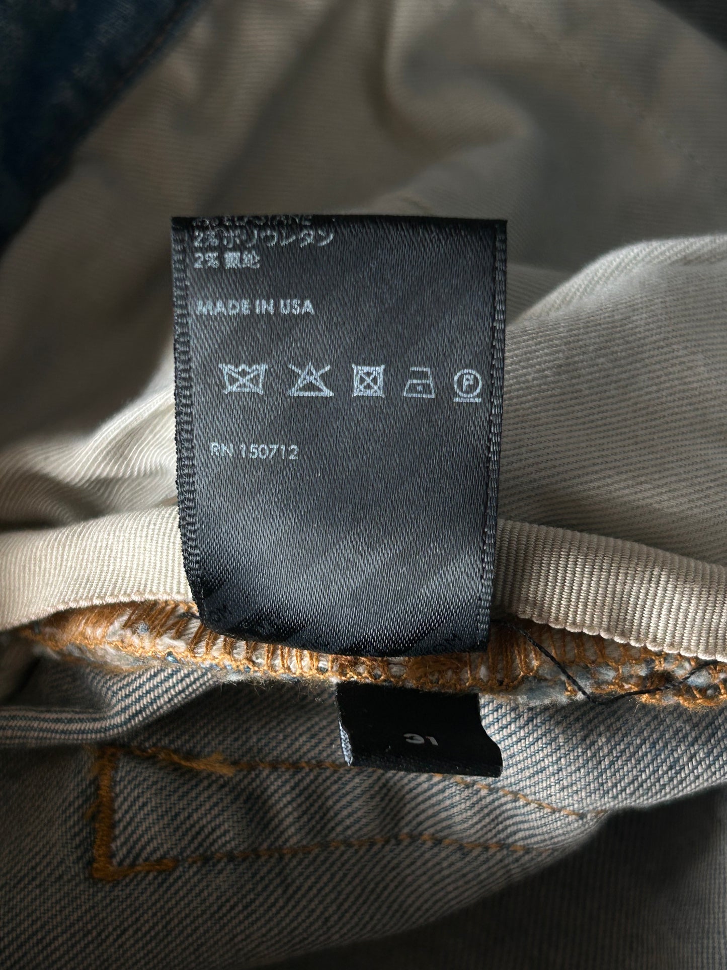 Amiri Blue Shotgun Distressed Jeans