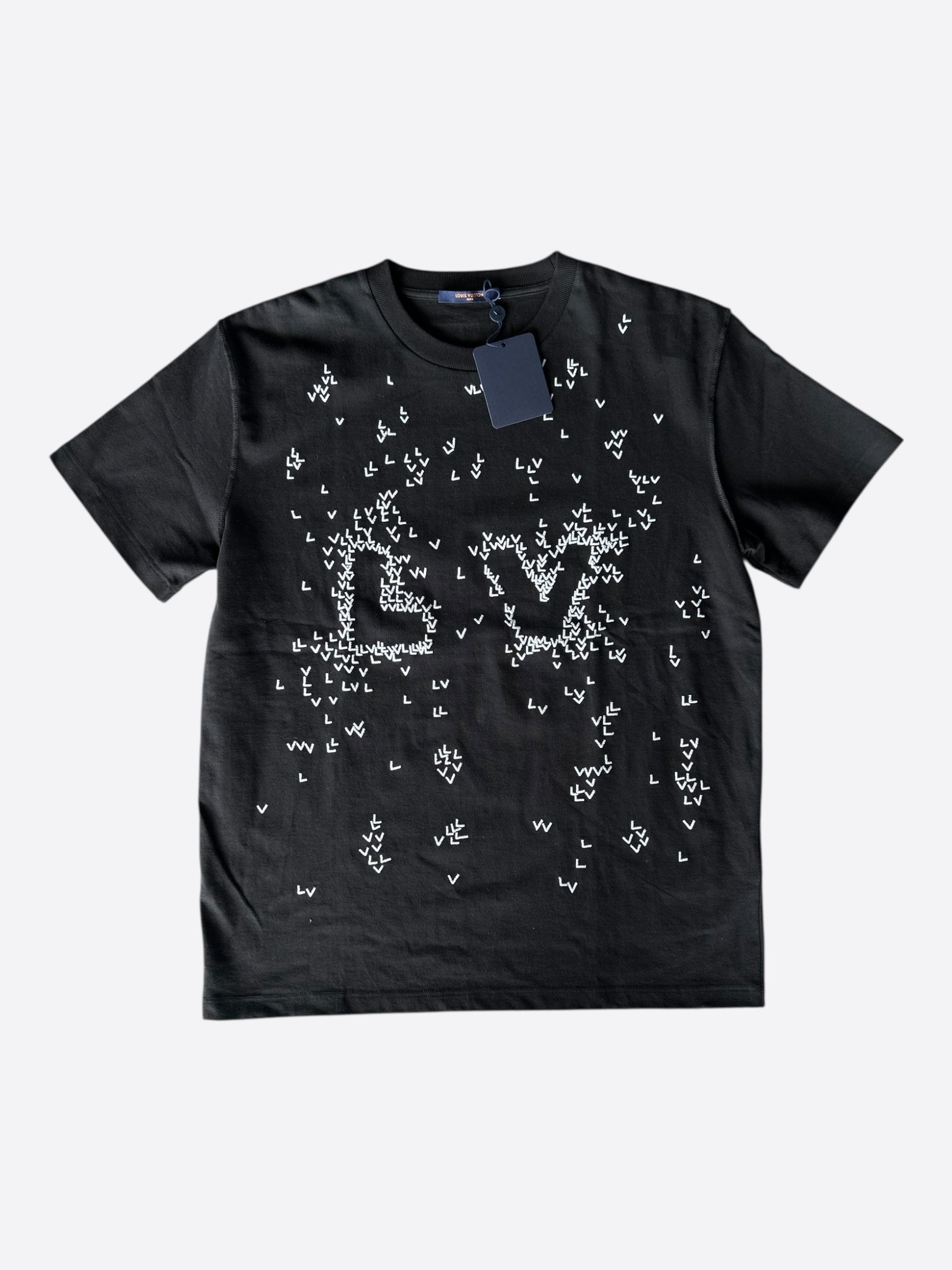 Louis Vuitton Black & White LV Spread T-Shirt – Savonches